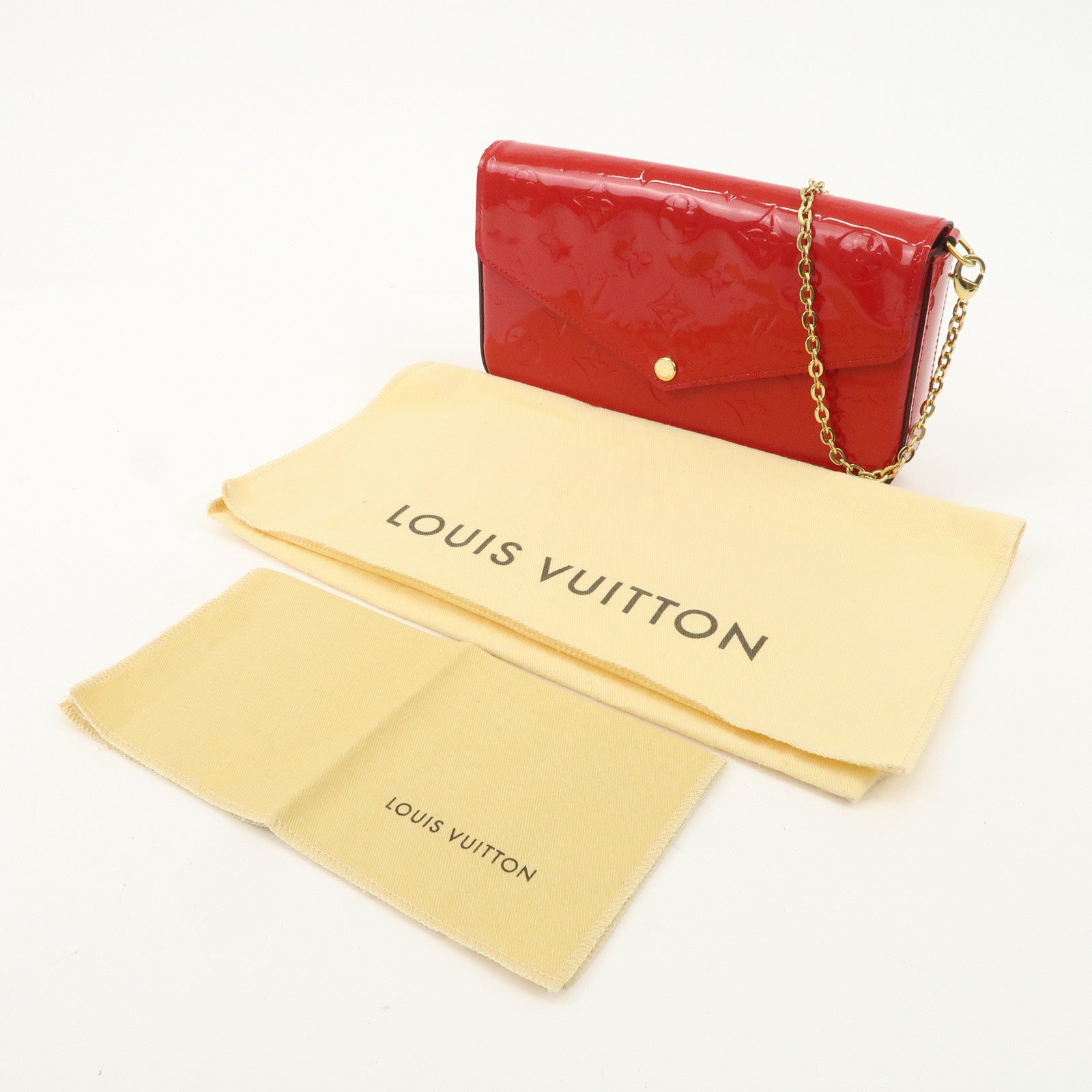 Louis Vuitton Monogram Vernis Pochette Felice Shoulder Bag M61293 Used