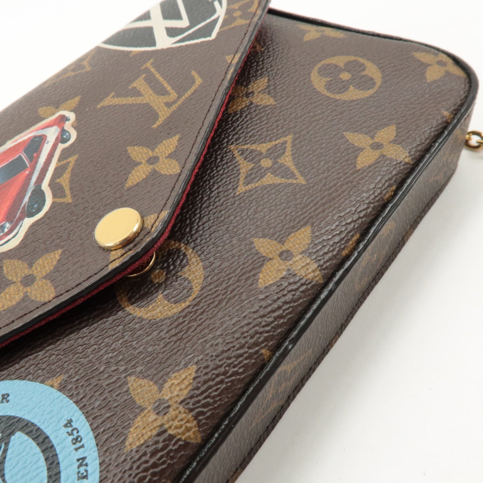 Louis Vuitton Monogram Pochette Félicie My World Tour Brown M62145 Used