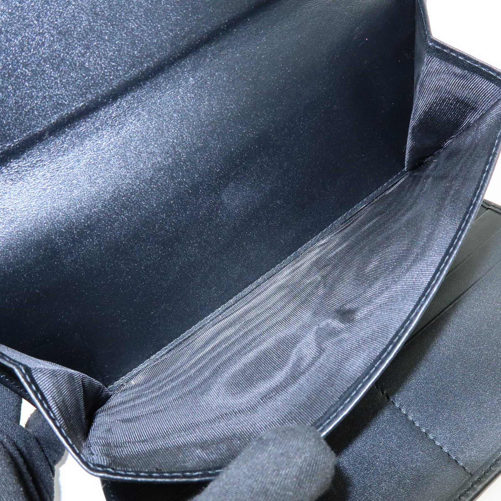 GUCCI GG Canvas Leather Long Wallet Green Black 257303