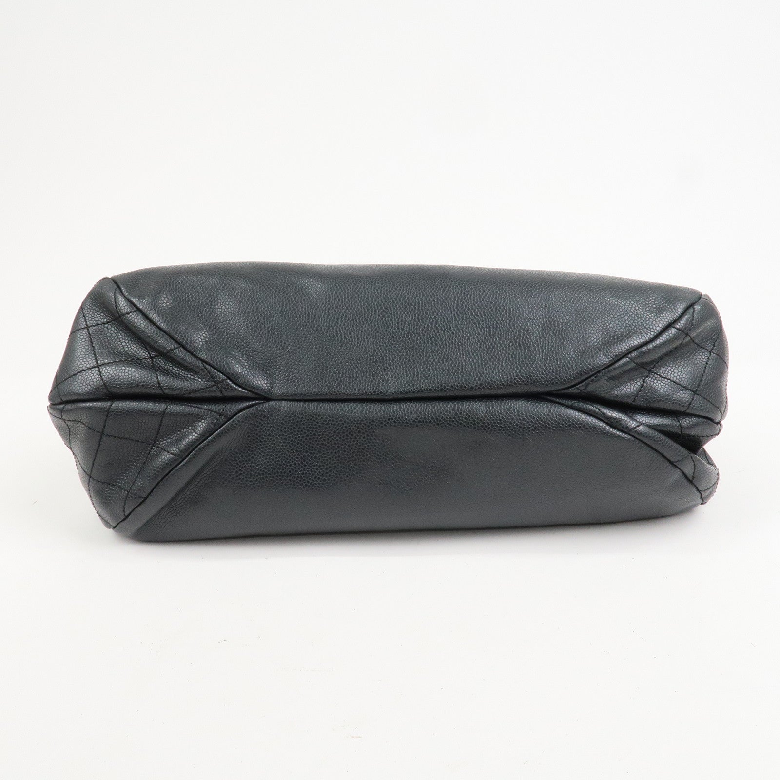 CHANEL COCO Mark Caviarskin Chain Shoulder Bag Black