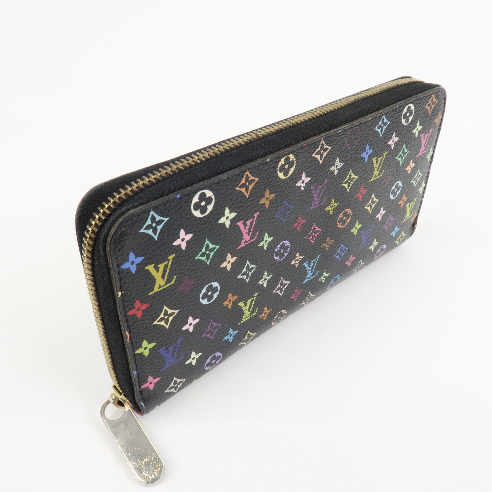 Louis Vuitton Monogram Multicolor Zippy Wallet Long Wallet Noir M60243