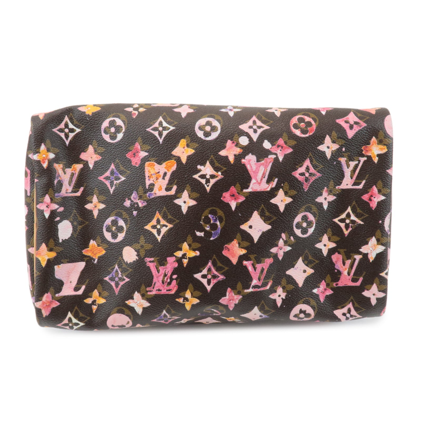 Louis Vuitton Monogram Water Color Speedy 30 Hand Bag Maron M95832 Used
