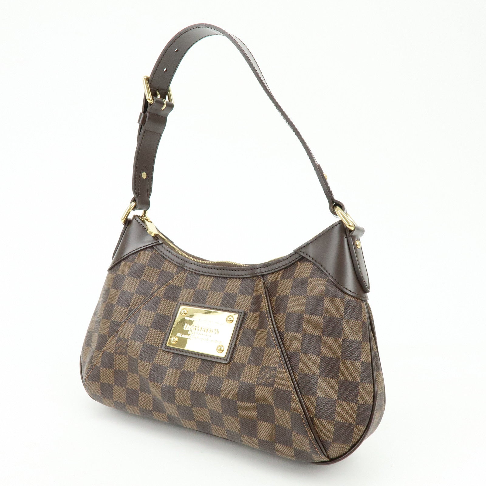Louis Vuitton Damier Ebene Thames PM Shoulder Bag Hand Bag N48180
