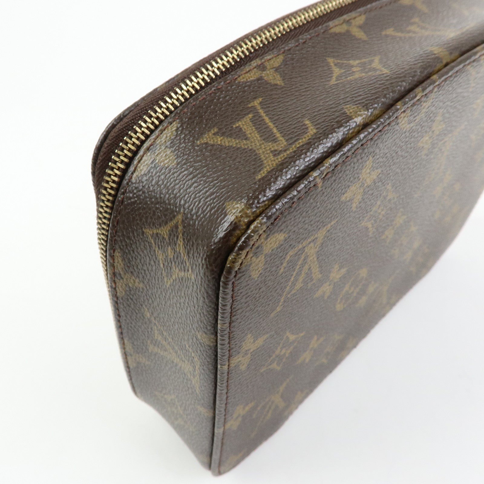 Louis Vuitton Monogram Posh Monte Carlo Jewelry Box Brown M47350