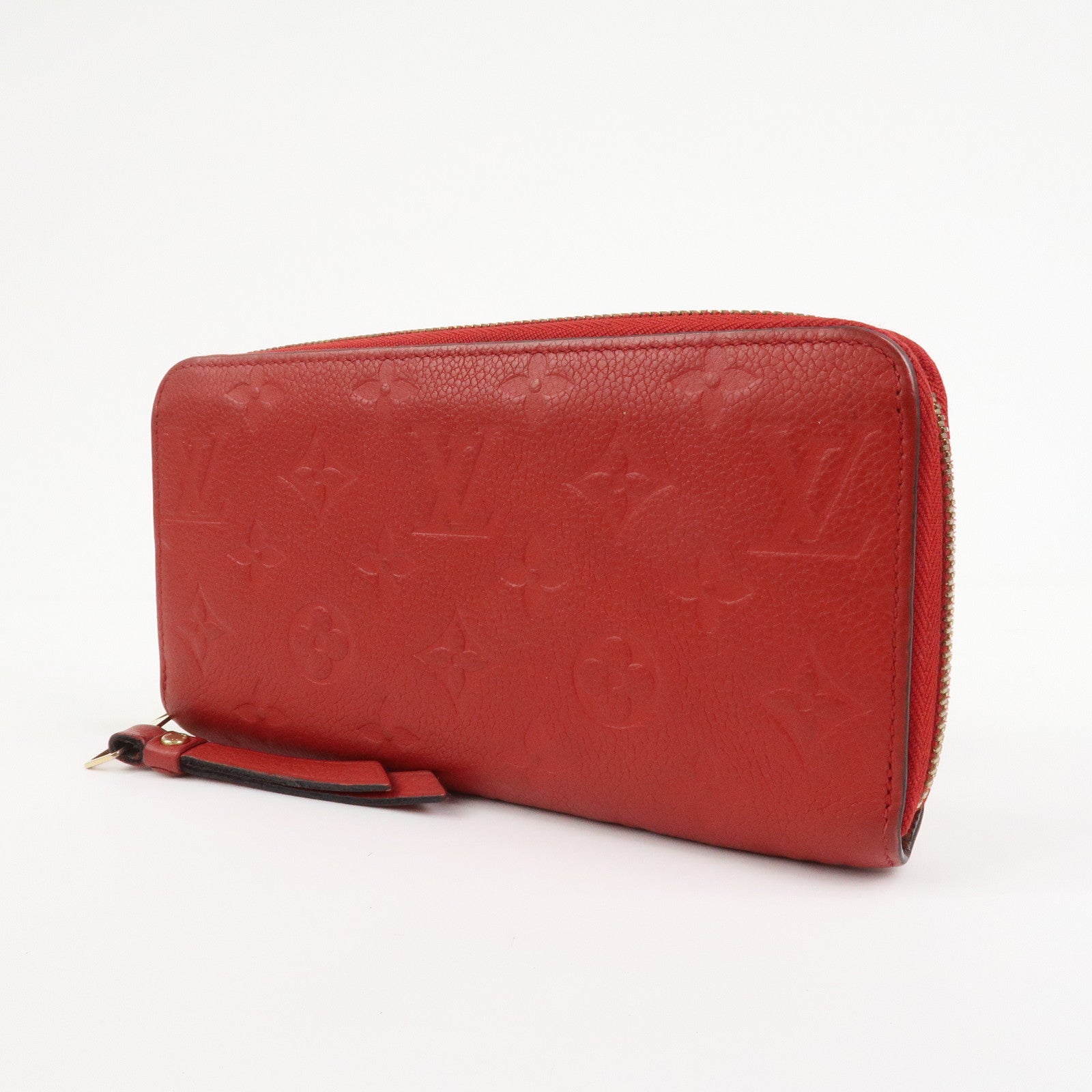 Louis Vuitton Monogram Empreinte Leather Round Zippy Wallet M68571