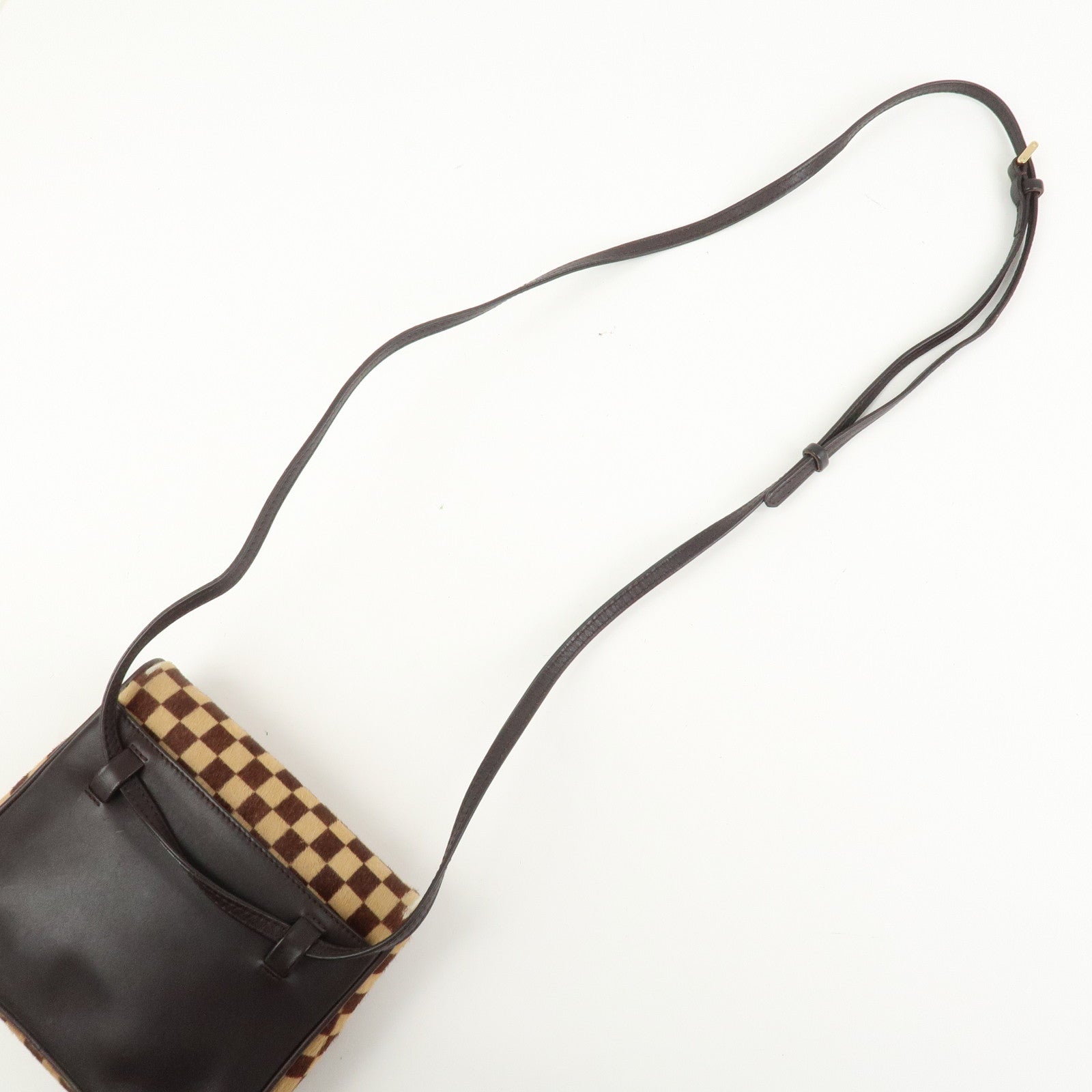 Louis Vuitton Damier Sauvage Gazelle Shoulder Bag Beige M92130