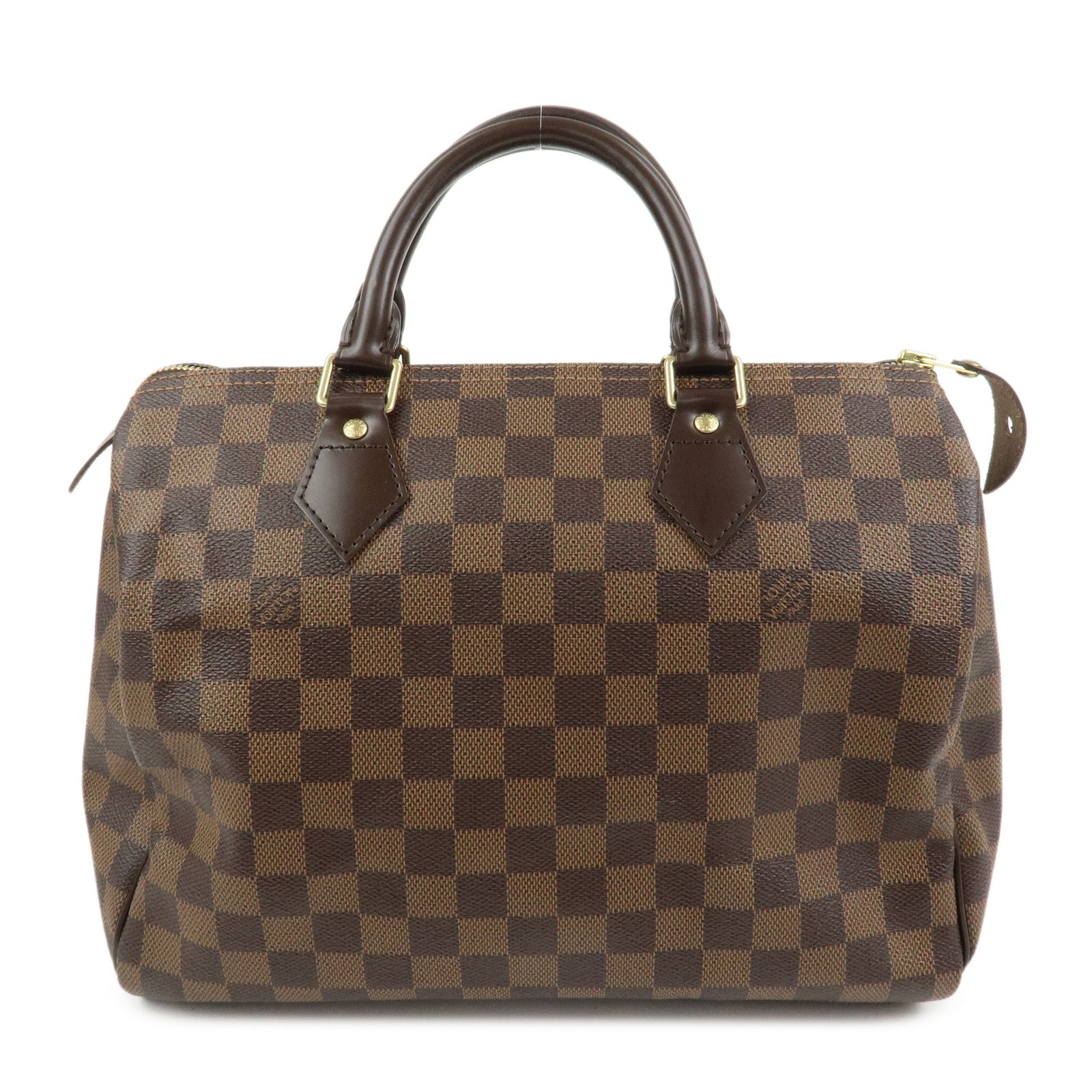 Louis Vuitton Damier Ebene Canvas Speedy 30 Boston Bag N41364