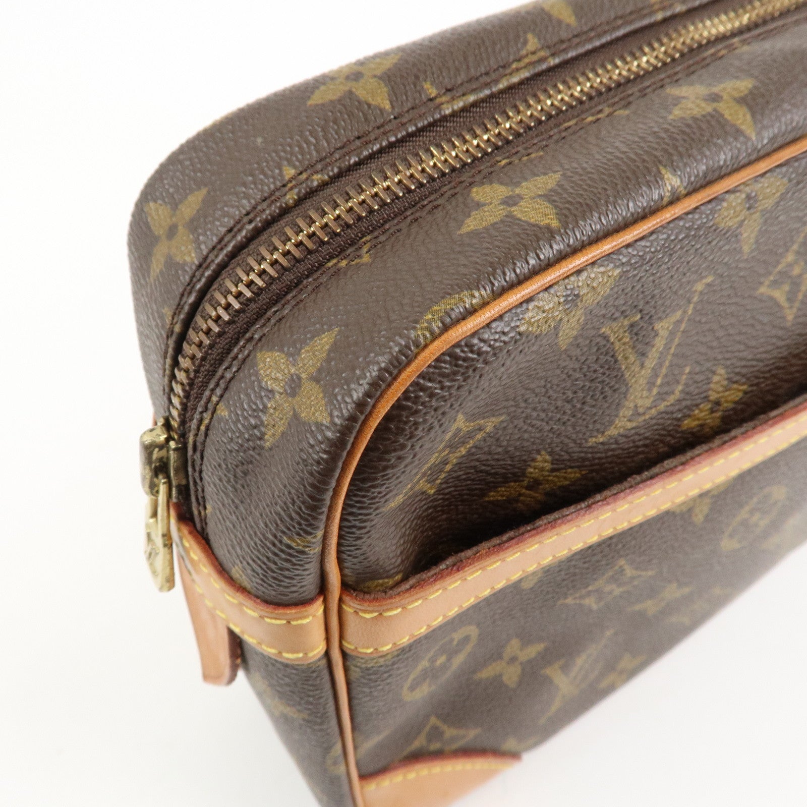 Louis Vuitton Monogram Compiegne 28 Pouch Clutch Bag M51845 Used