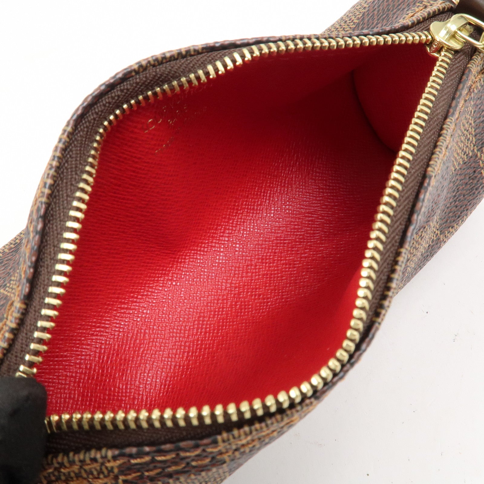 Louis Vuitton Damier Mini Pouch for Papillon Bag Damier Ebene