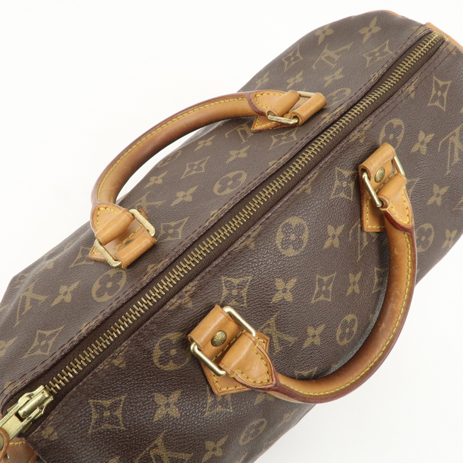 Louis Vuitton Monogram Speedy 30 Hand Bag Boston Bag M41526 Used