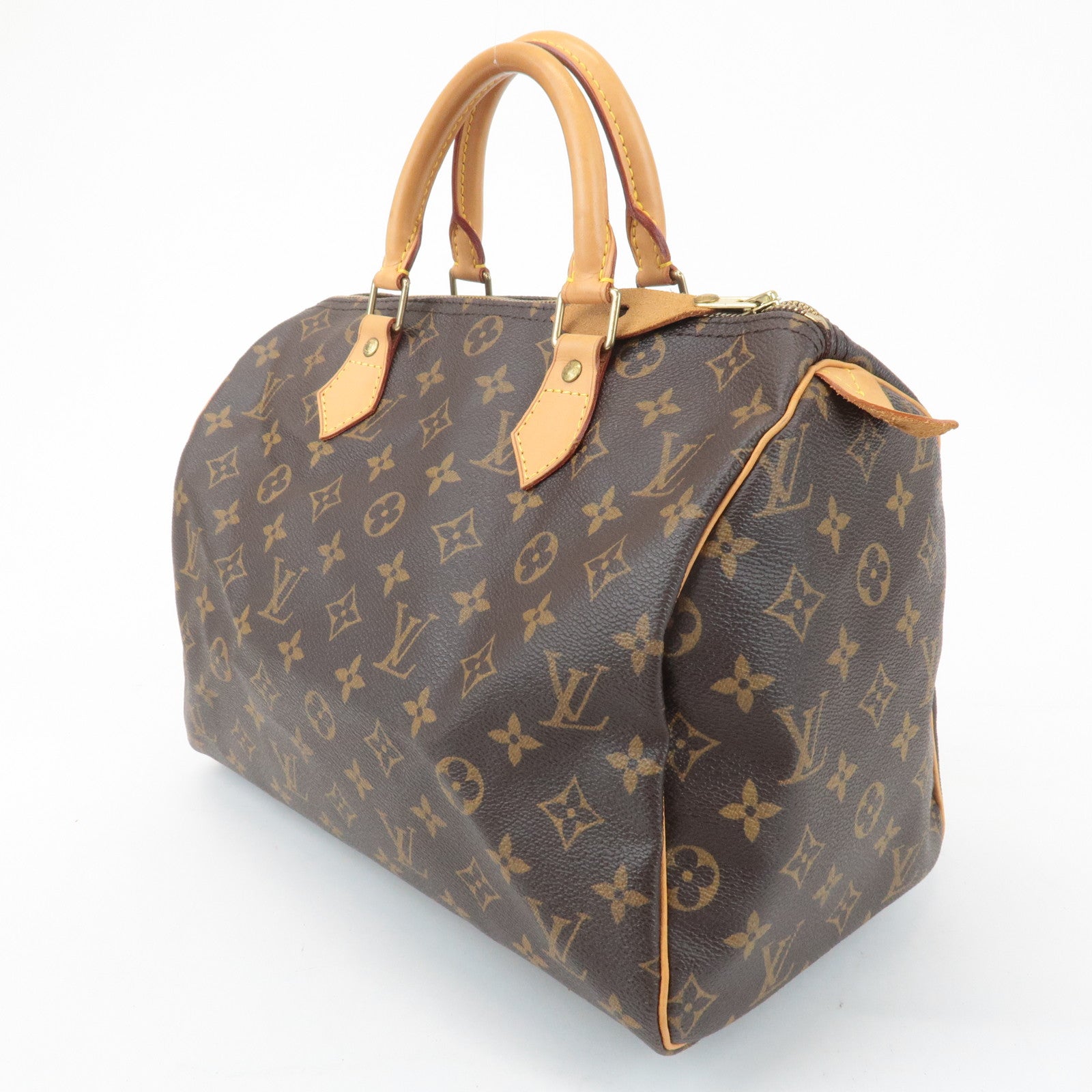 Louis Vuitton Monogram Speedy 30 Hand Bag Boston Bag M41526 Used