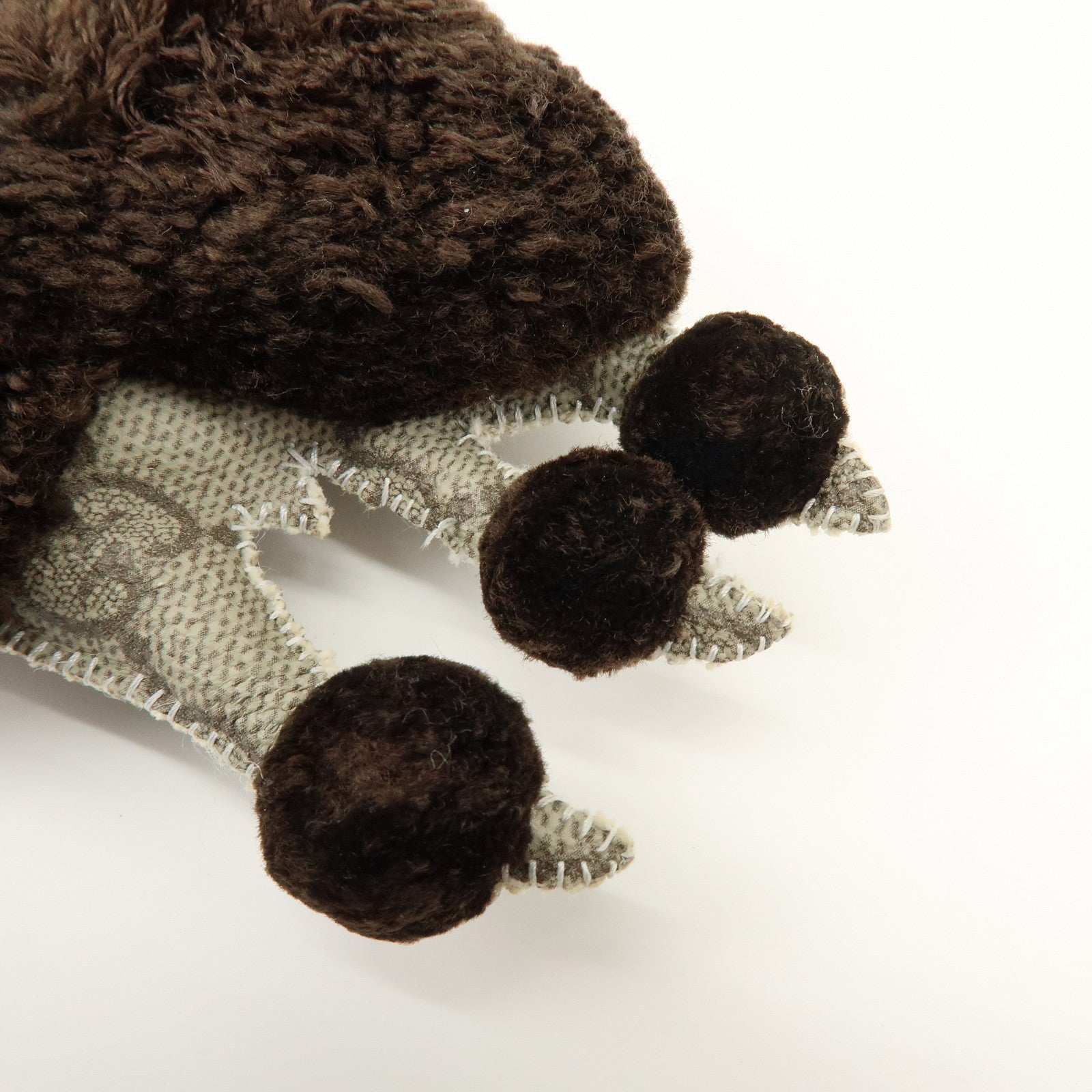GUCCI GG Supreme Canvas Gucciori Poodle Bag Key Charm Brown 206079