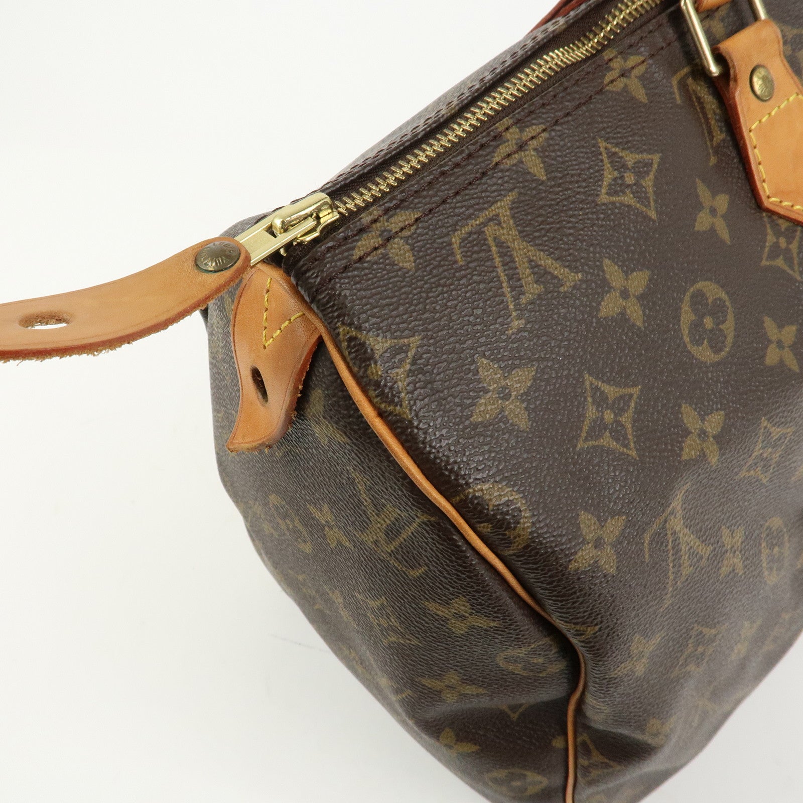 Louis Vuitton Monogram Speedy 40 Hand Bag Boston Bag Brown M41522