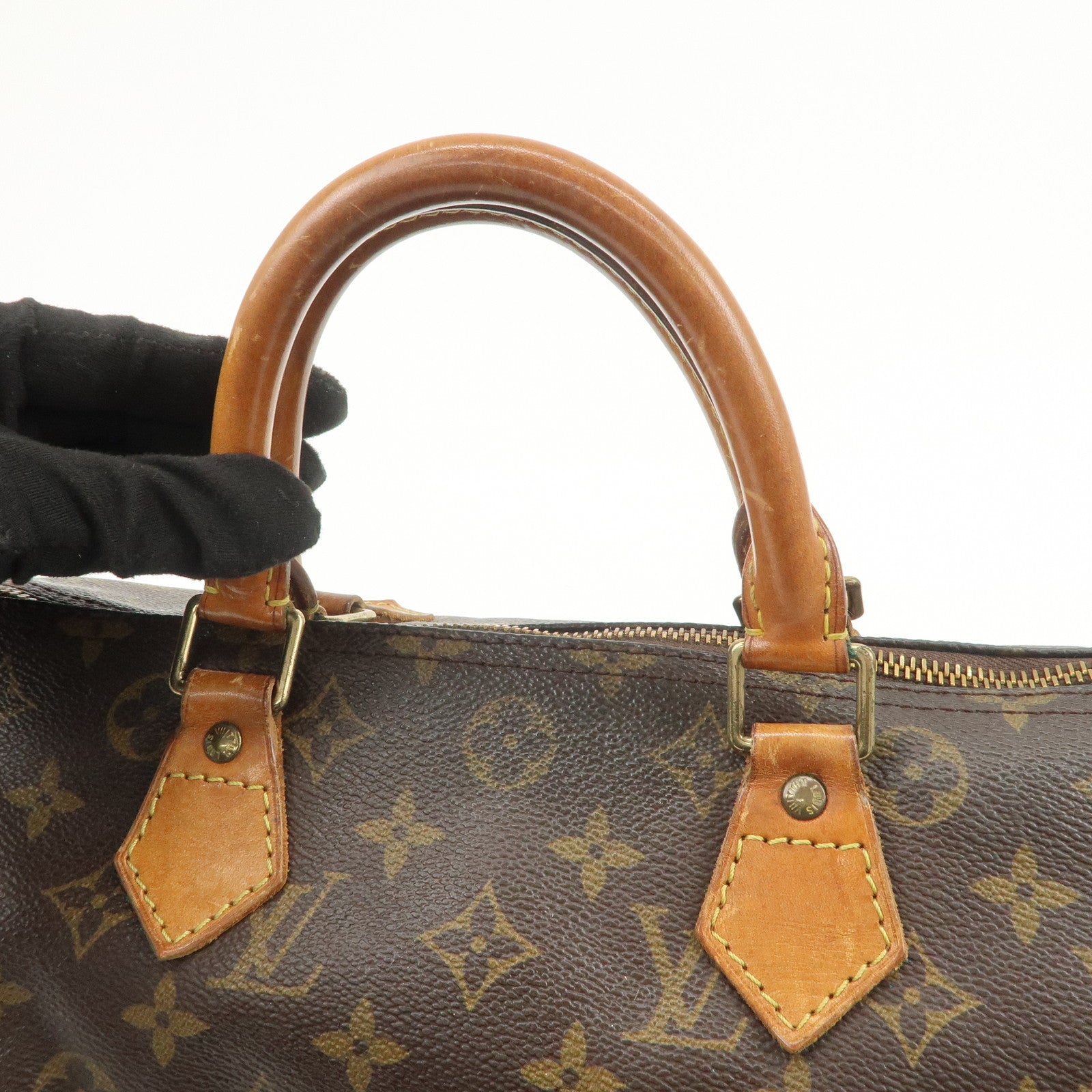 Louis Vuitton Monogram Speedy 30 Boston Bag Hand Bag Brown M41526