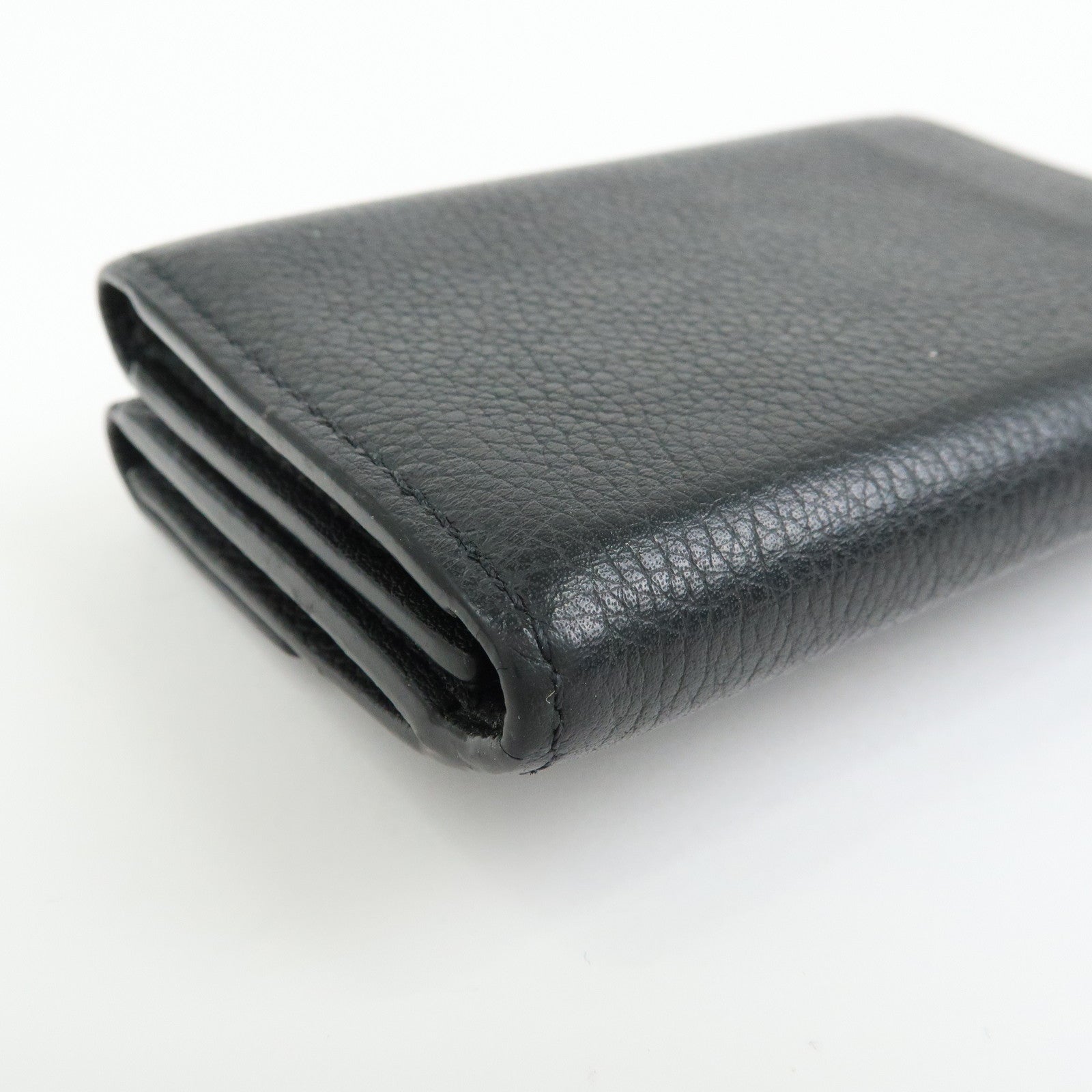 Louis Vuitton Portefeuille Lock Mini Compact Wallet Noir M63921