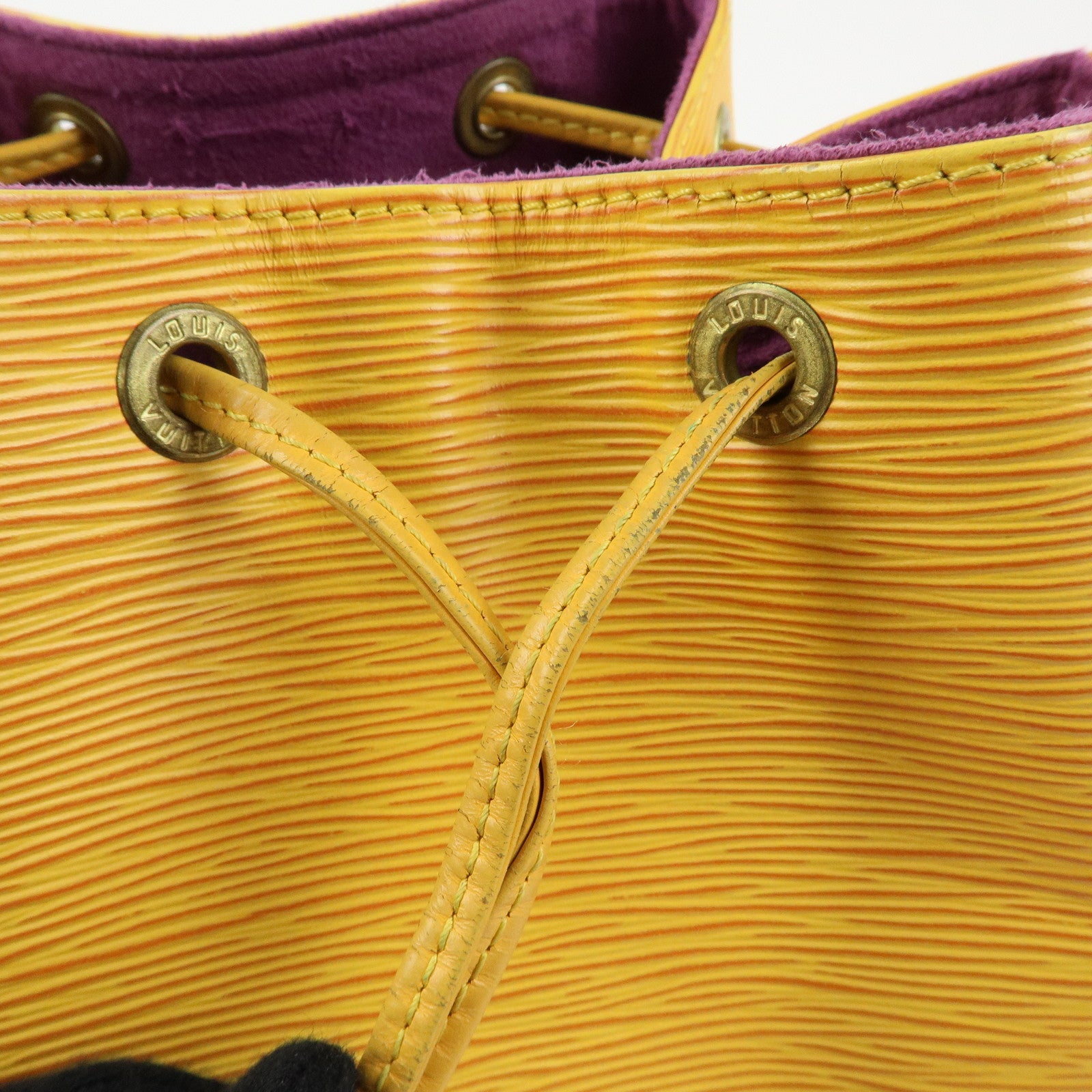 Louis Vuitton Epi Noe Leather Shoulder Bag Tassili Yellow M44009
