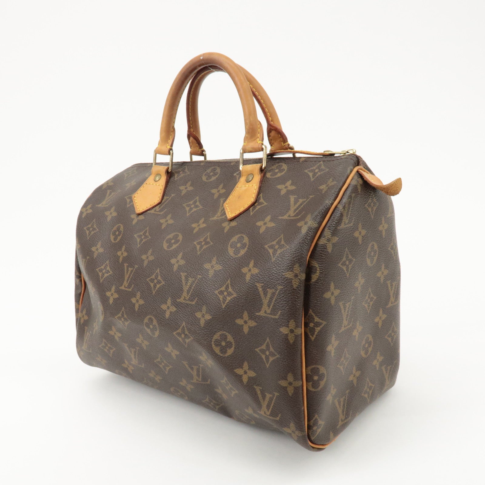 Louis Vuitton Monogram Speedy 30 Hand Bag Boston Bag M41526 Used