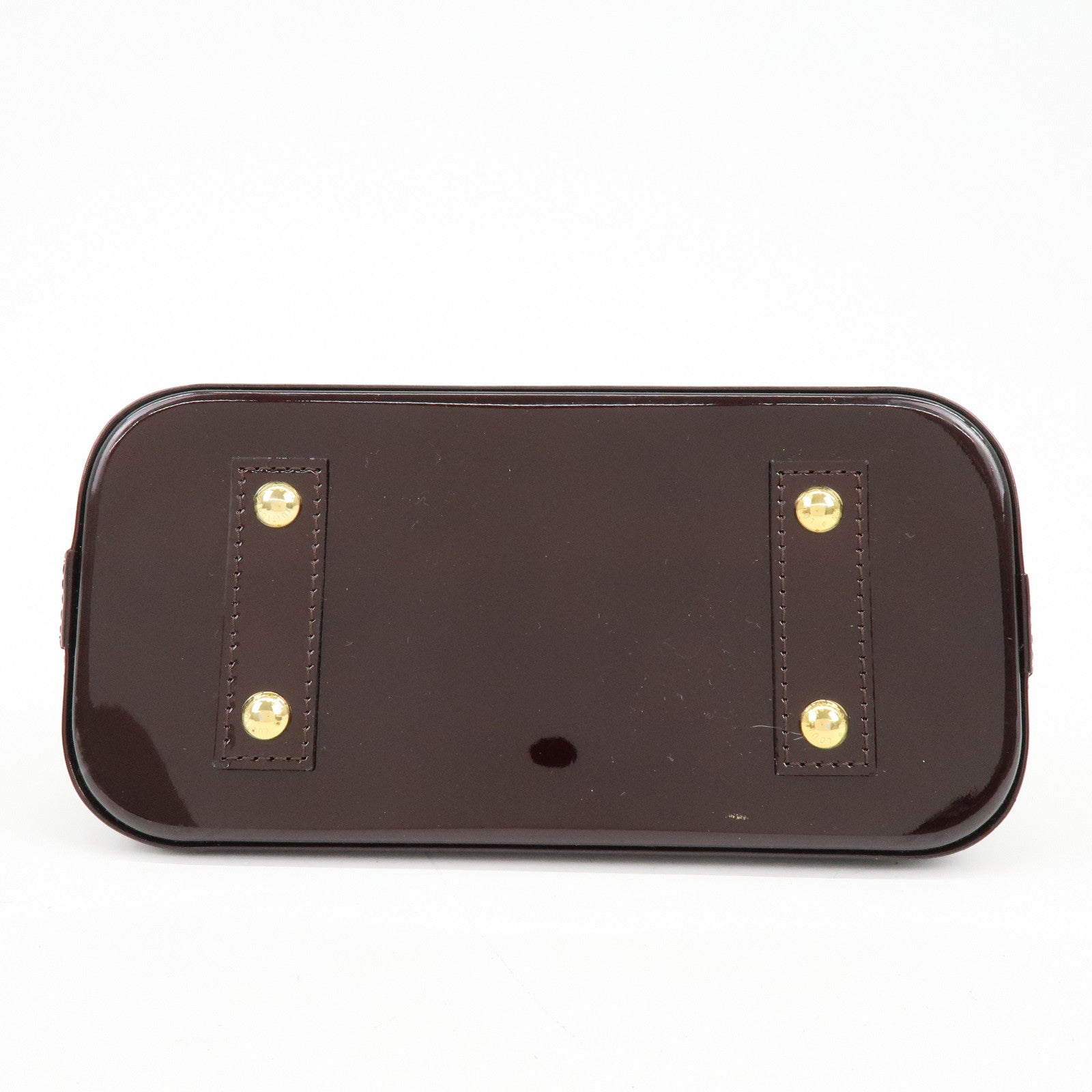 Louis Vuitton Monogram Vernis Alma BB 2Way Bag Amarante M91678