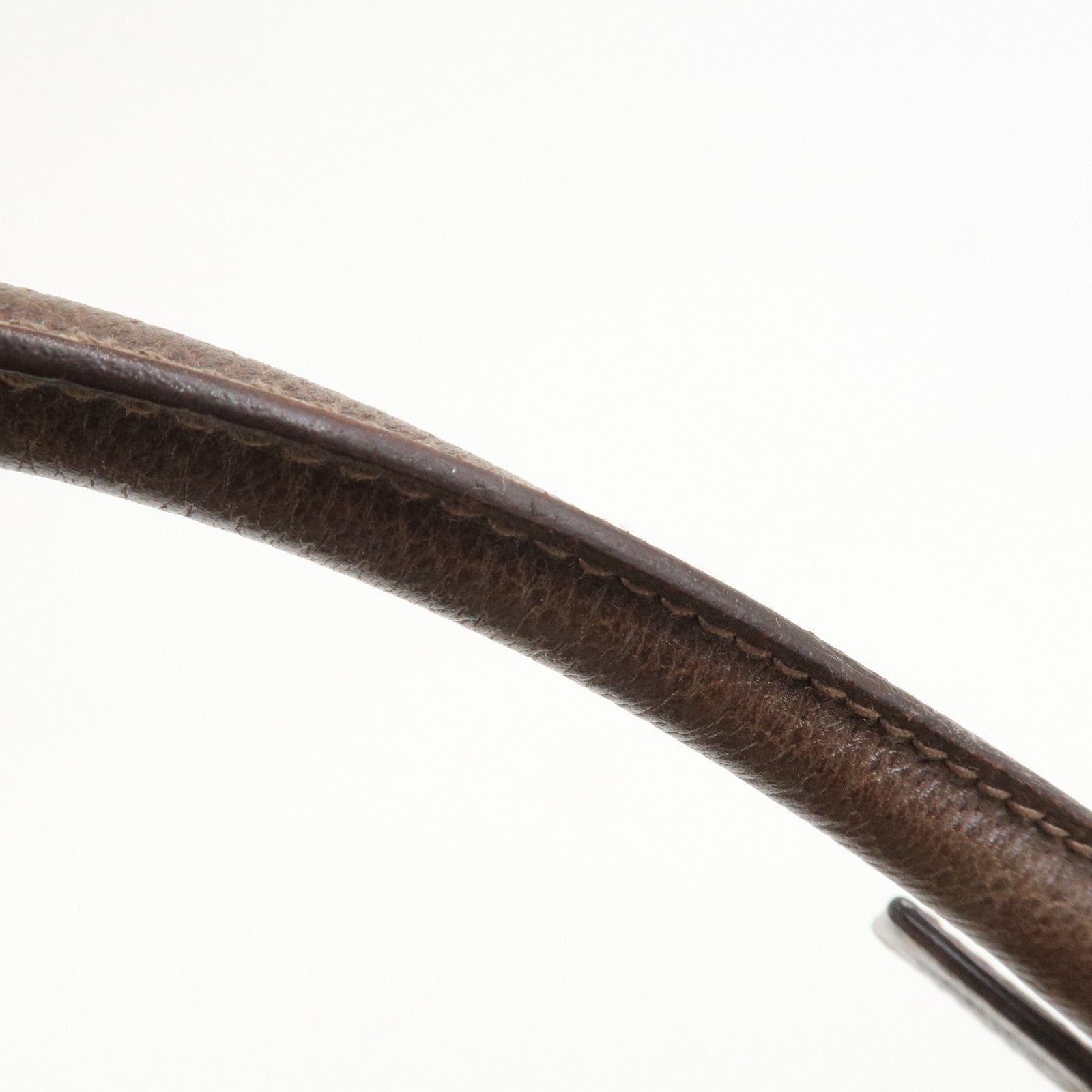 GUCCI GG Canvas Leather Shoulder Bag Hand Bag Beige Brown 146244