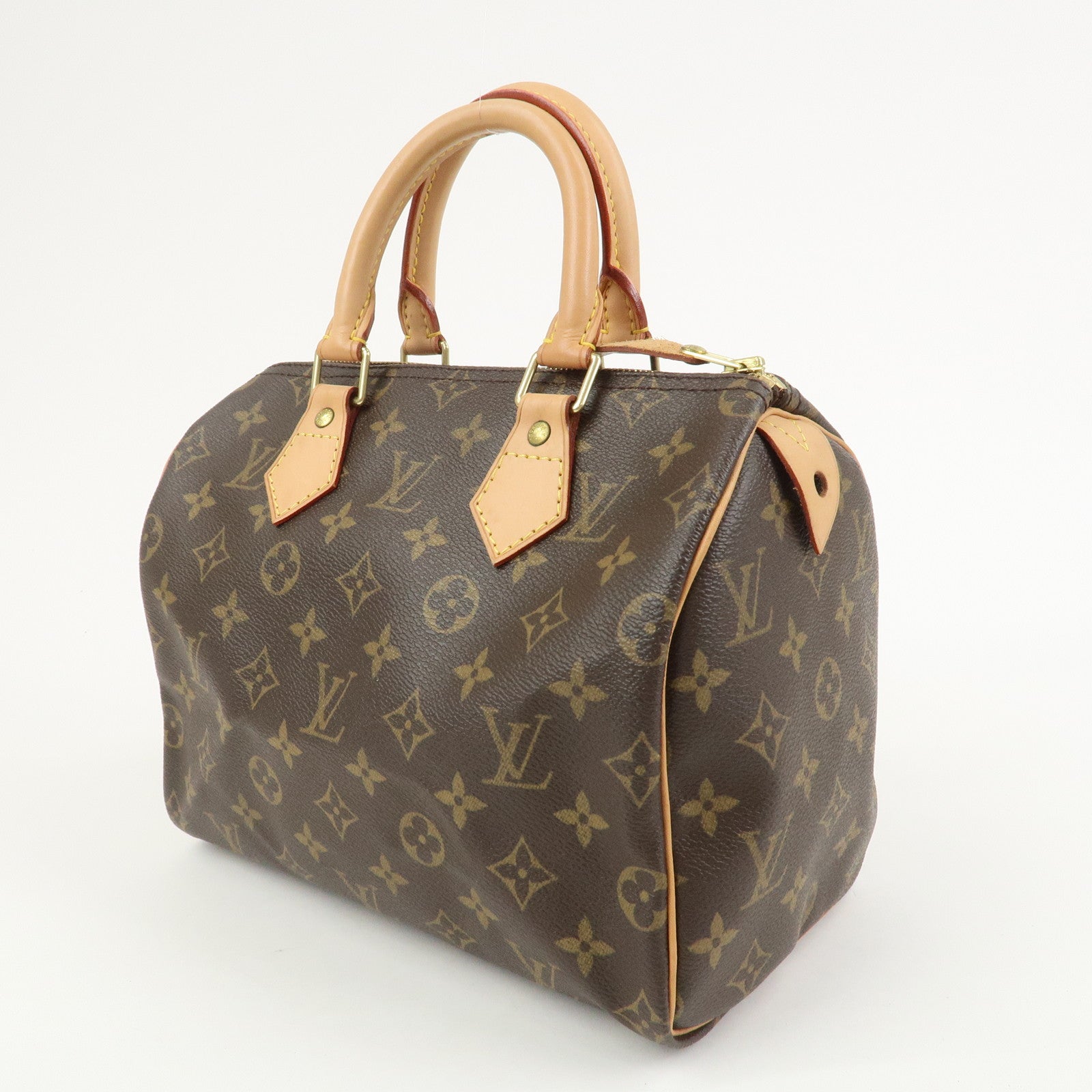 Louis Vuitton Monogram Speedy 25 Boston Bag Hand Bag Brown M41528