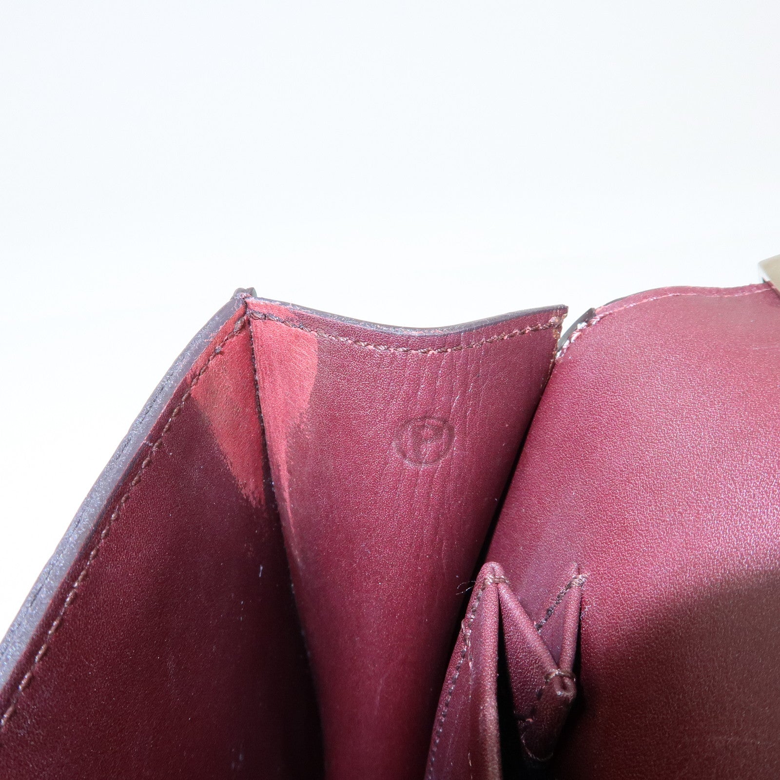 Louis Vuitton Damier Vernis Cabaret Shoulder Bag Bordeaux M92124