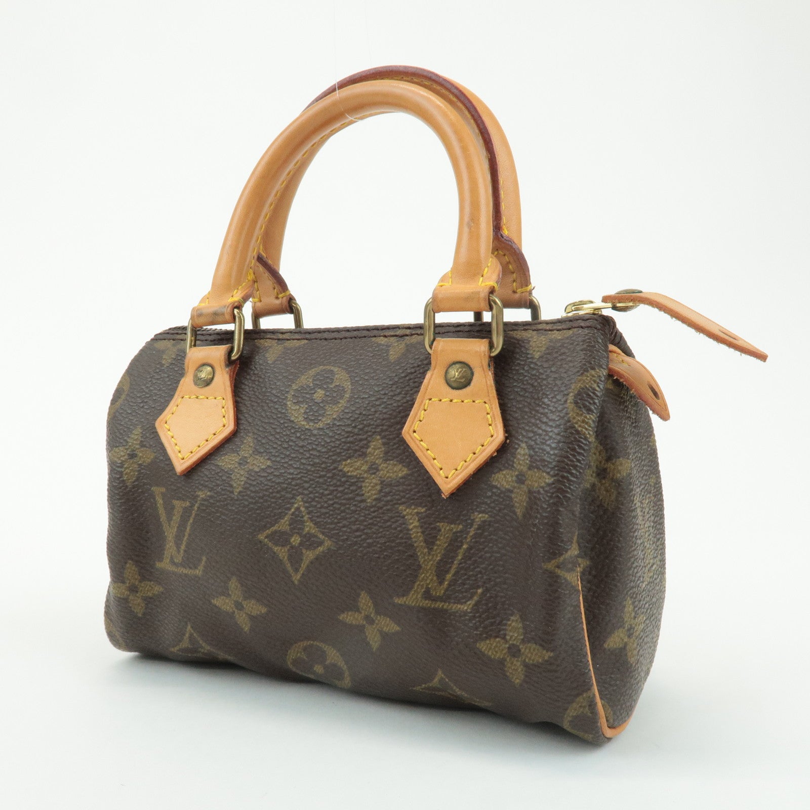 Louis Vuitton Monogram Mini Speedy Hand Bag M41534 Used