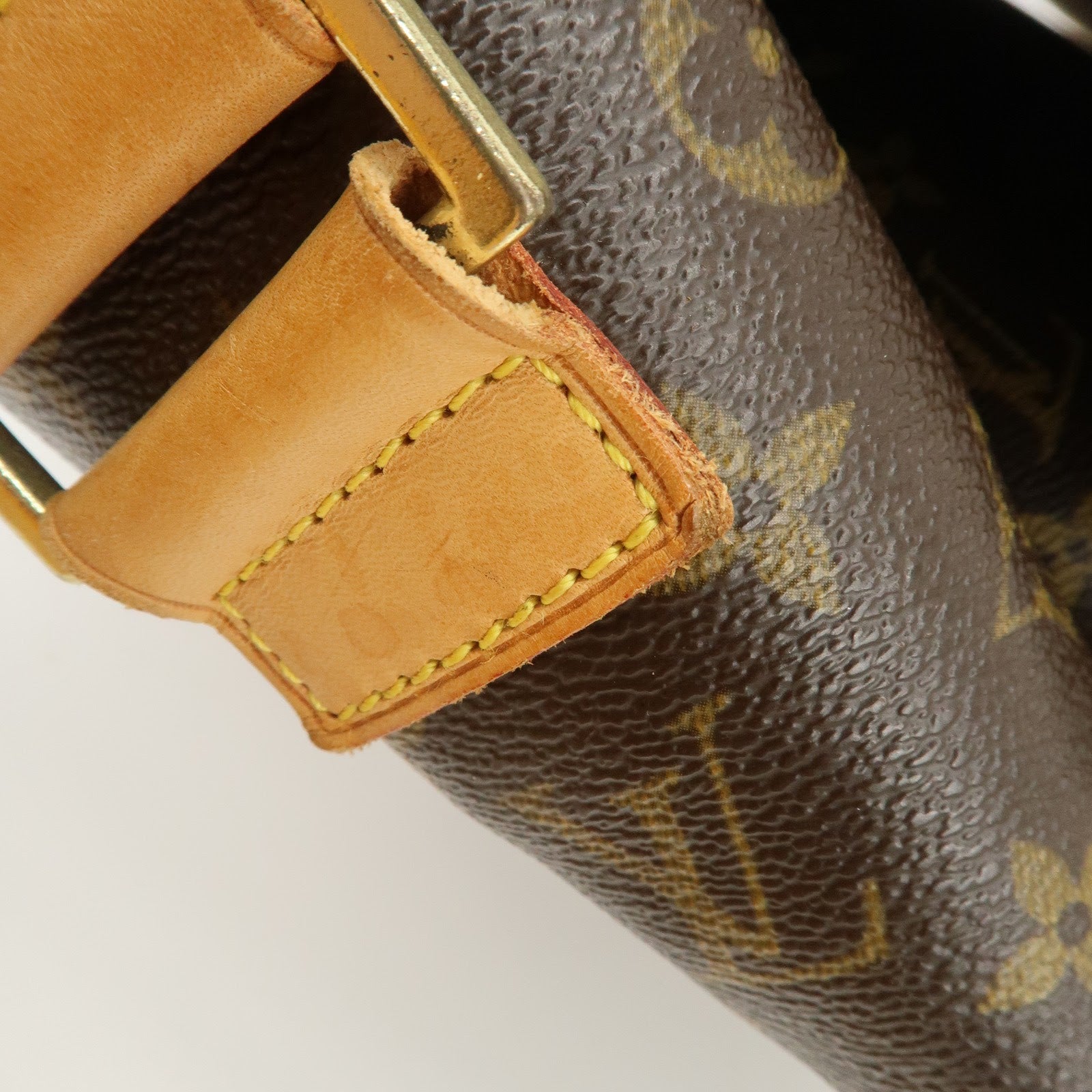 Louis Vuitton Monogram Abbesses Messenger Shoulder Bag Brown M45257