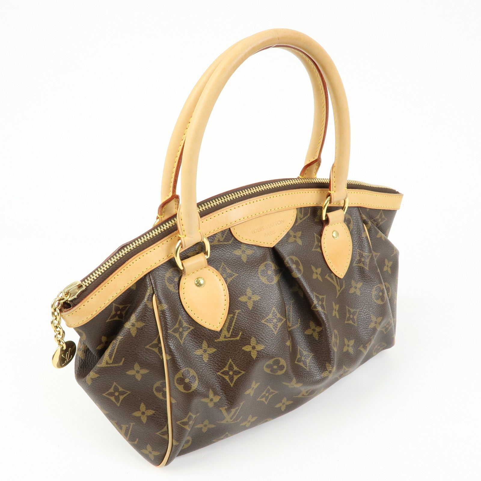 Louis Vuitton Monogram Tivoli PM Hand Bag Shoulder Bag Brown M40143