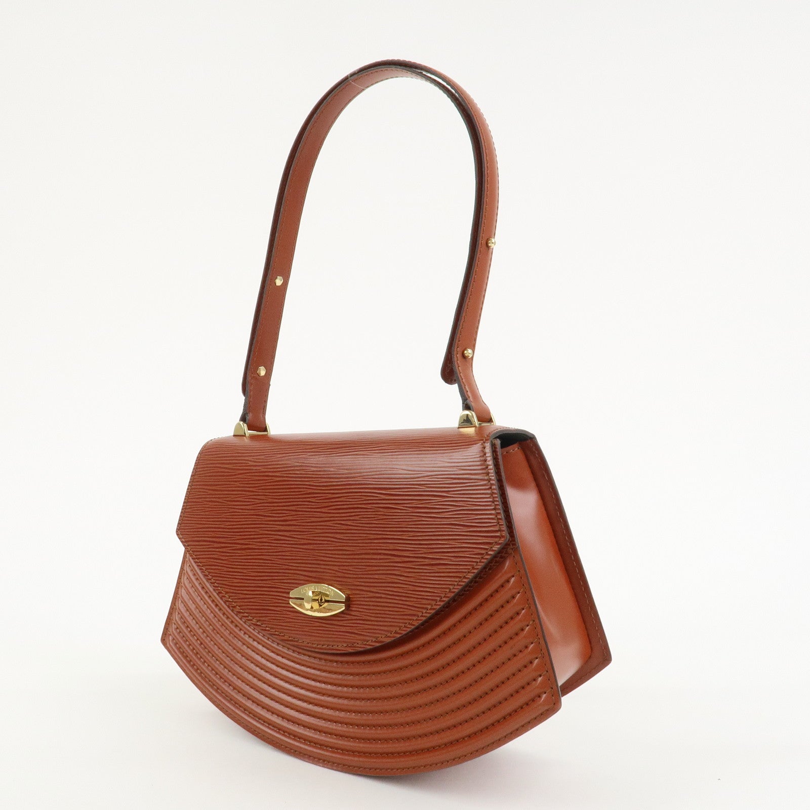 Louis Vuitton Epi Tilsit Shoulder Hand Bag Kenya Brown M52483