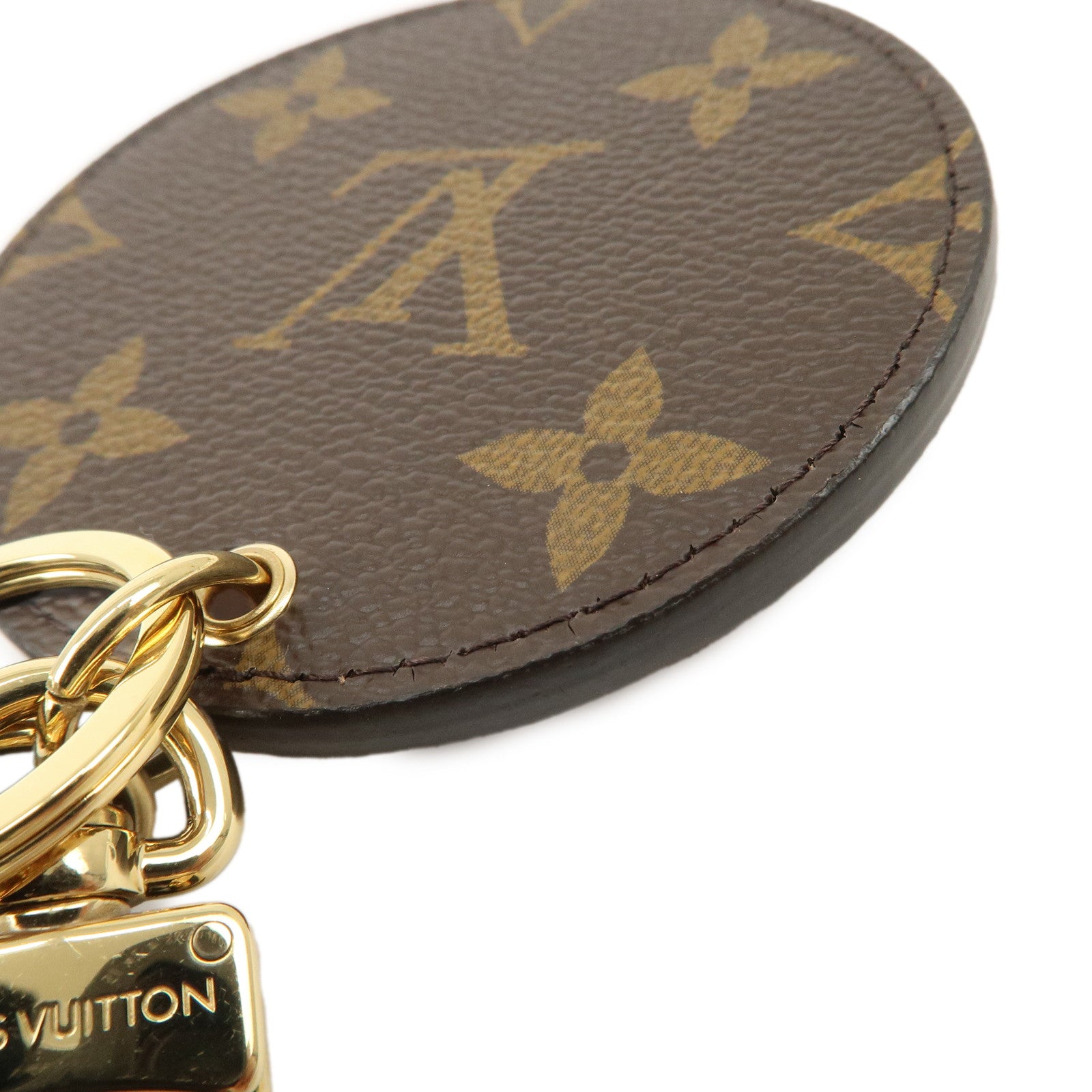 Louis Vuitton Monogram Porte Cles Illustre Charm Brown M69317 Used