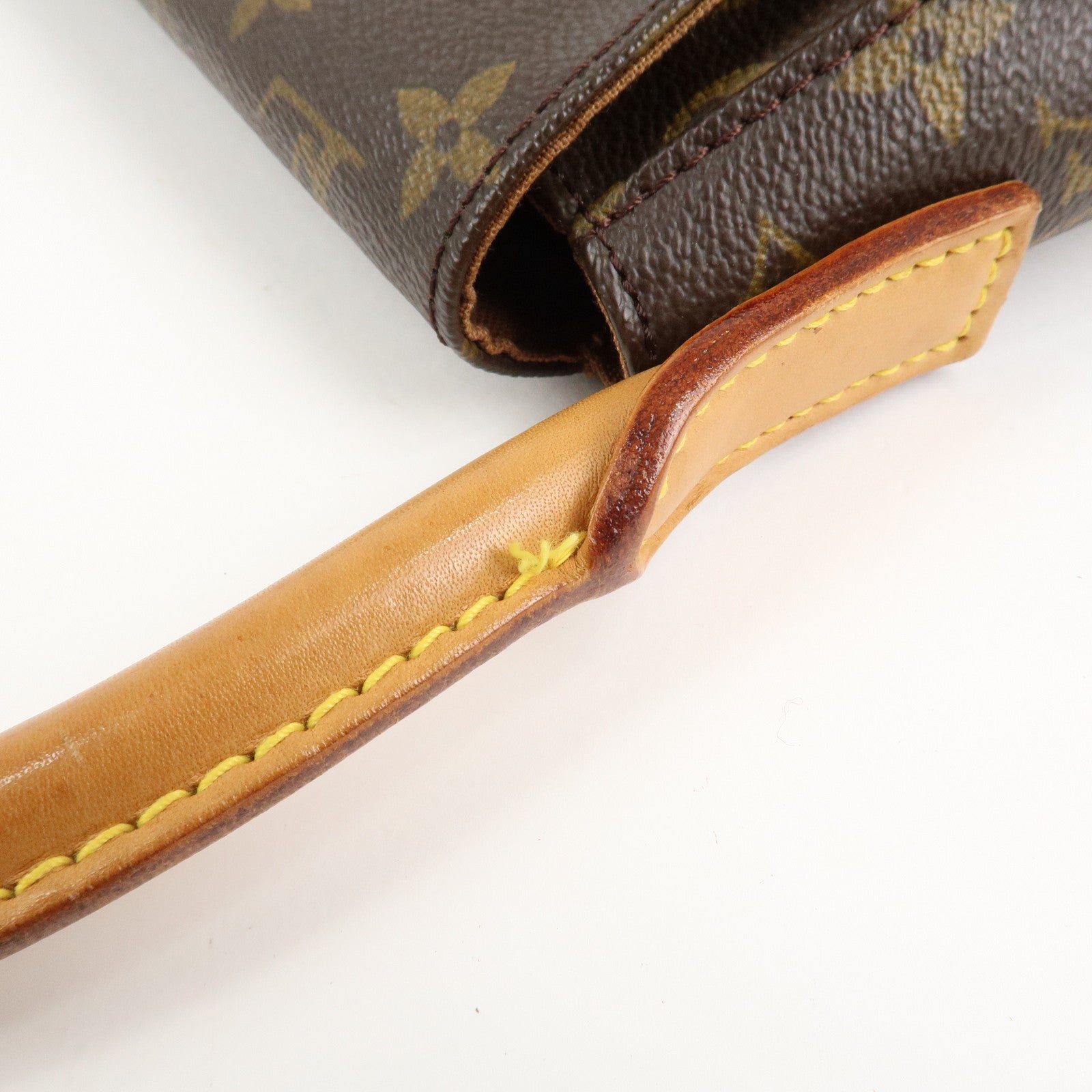 Louis Vuitton Monogram Mini Looping Shoulder Bag Brown M51147 Used