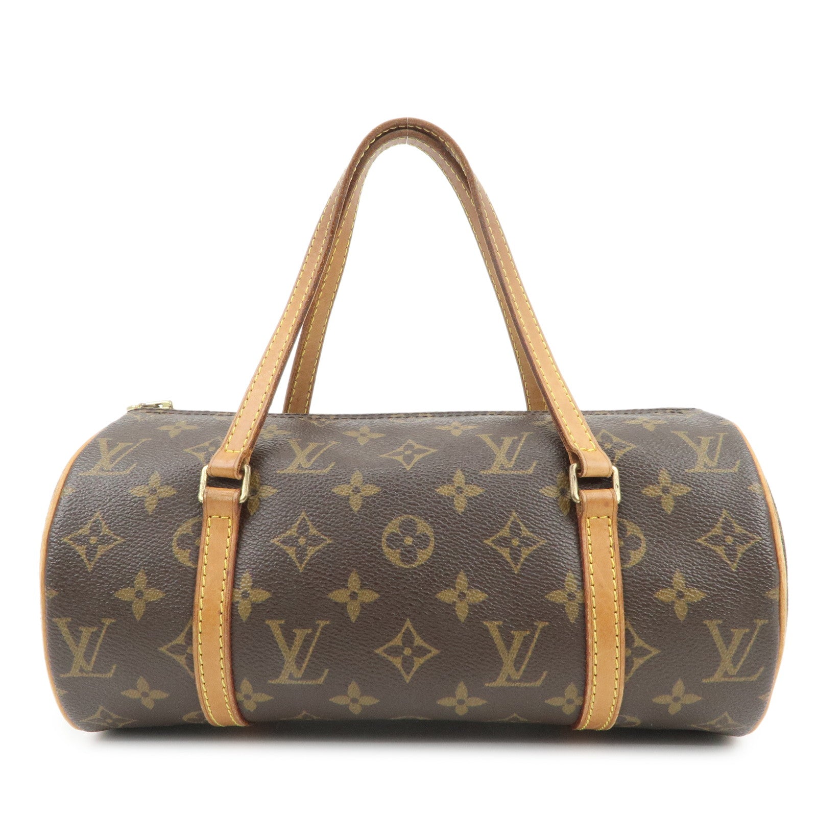 Louis Vuitton Monogram Papillon 26 Hand Bag Brown M51386