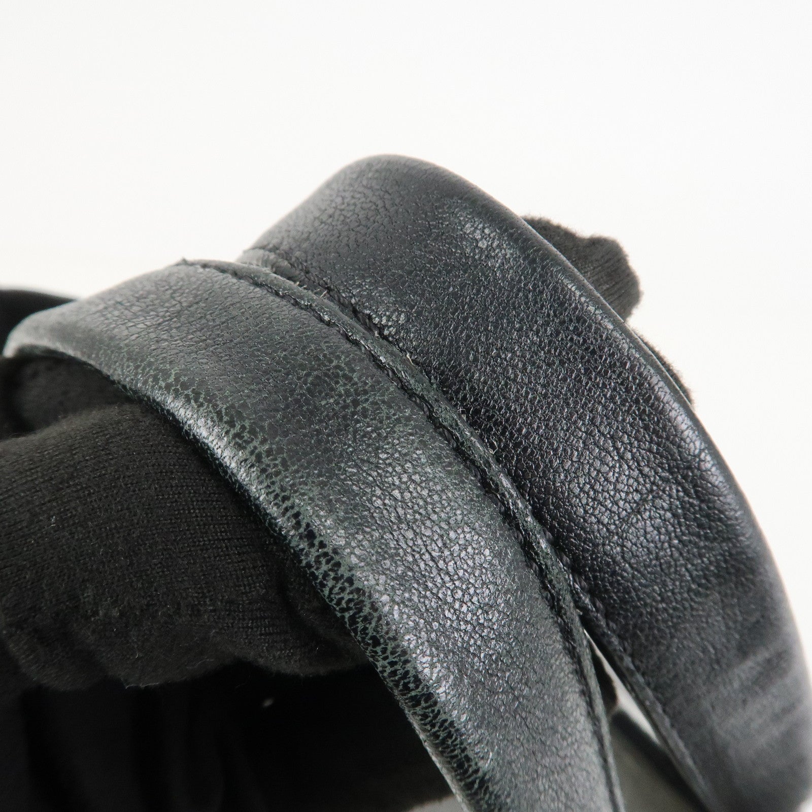 Chloe Alison Unborn Calf Leather Dalmatian Tote Bag Black Ivory