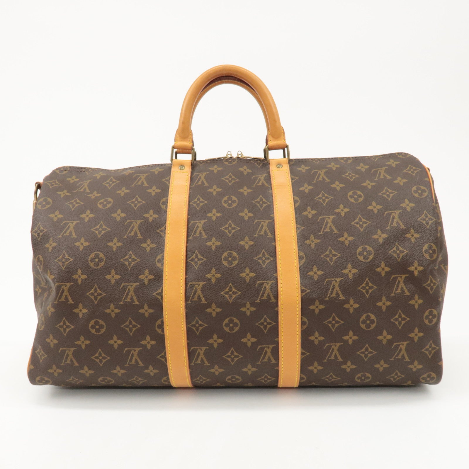 Louis Vuitton Monogram Keep All 50 Bandouliere Boston Bag M41416 Used