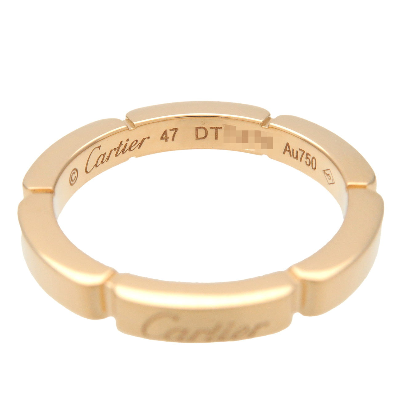 Cartier Maillon Panthere Ring 750YG #8 Yellow Gold