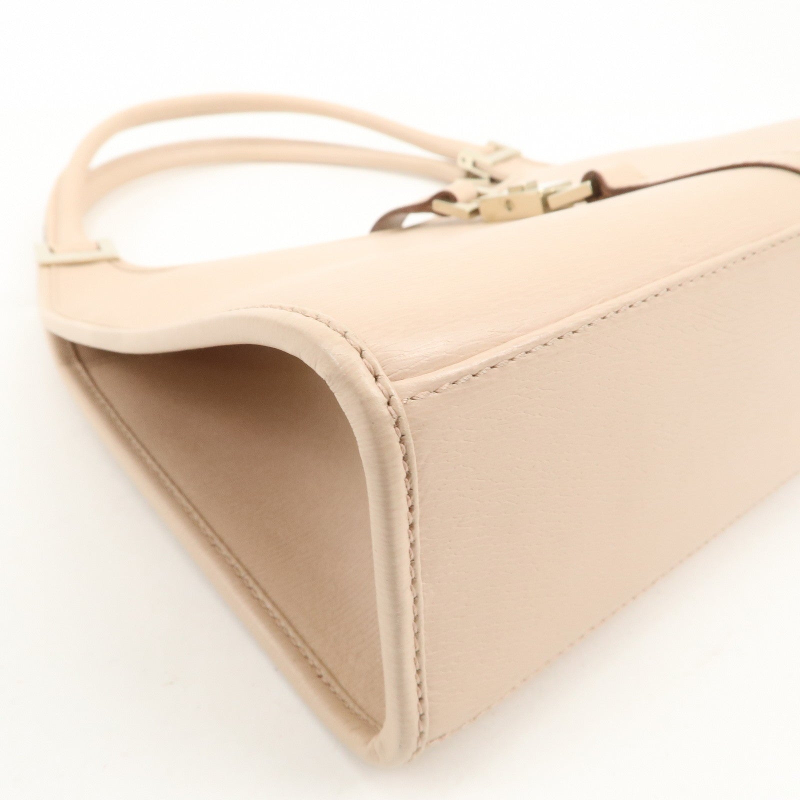 GUCCI Jackie Leather Shoulder Bag Hand Bag Pink 002 1068