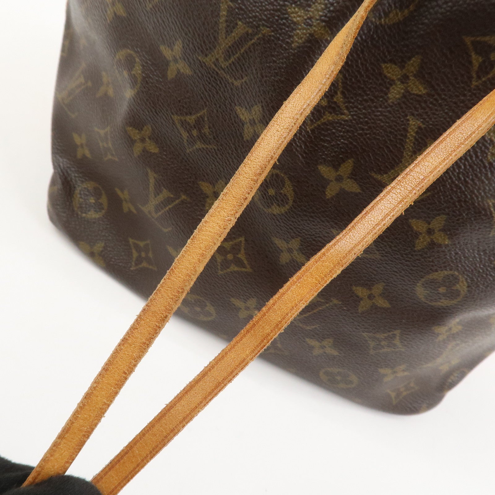 Louis Vuitton Monogram Petit Noe Shoulder Bag Brown M42226