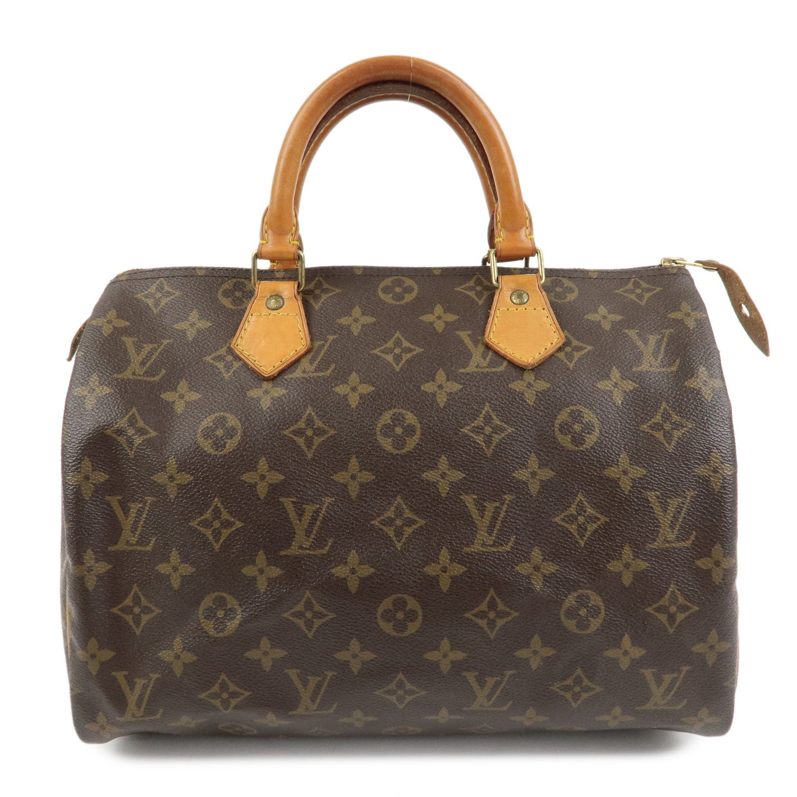 Louis Vuitton Monogram Speedy 30 Boston Bag Hand Bag Brown M41526