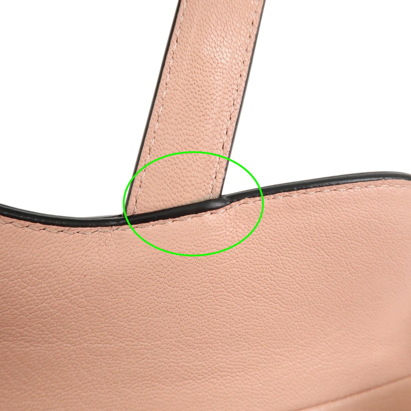 Christian Dior CD Logo Leather Saddle Bag Mini Hand Bag Pink