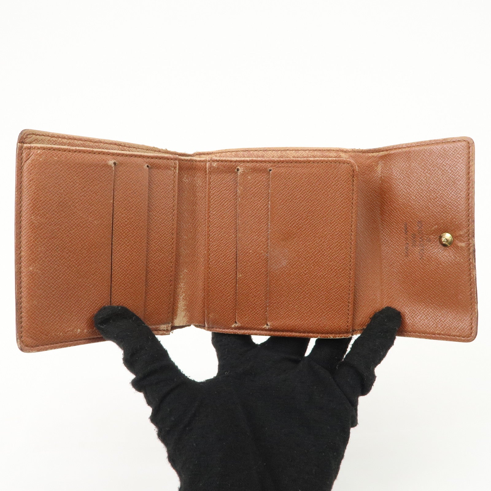 Louis Vuitton Monogram Set of 3 Wallet M61652 M61660 M61207 Used