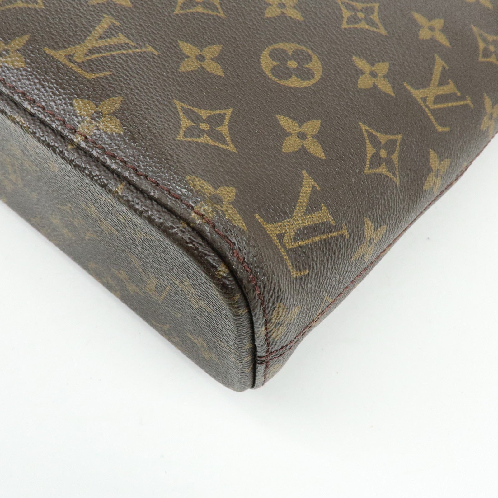 Louis Vuitton Monogram Luco Tote Bag Shoulder Bag Brown M51155
