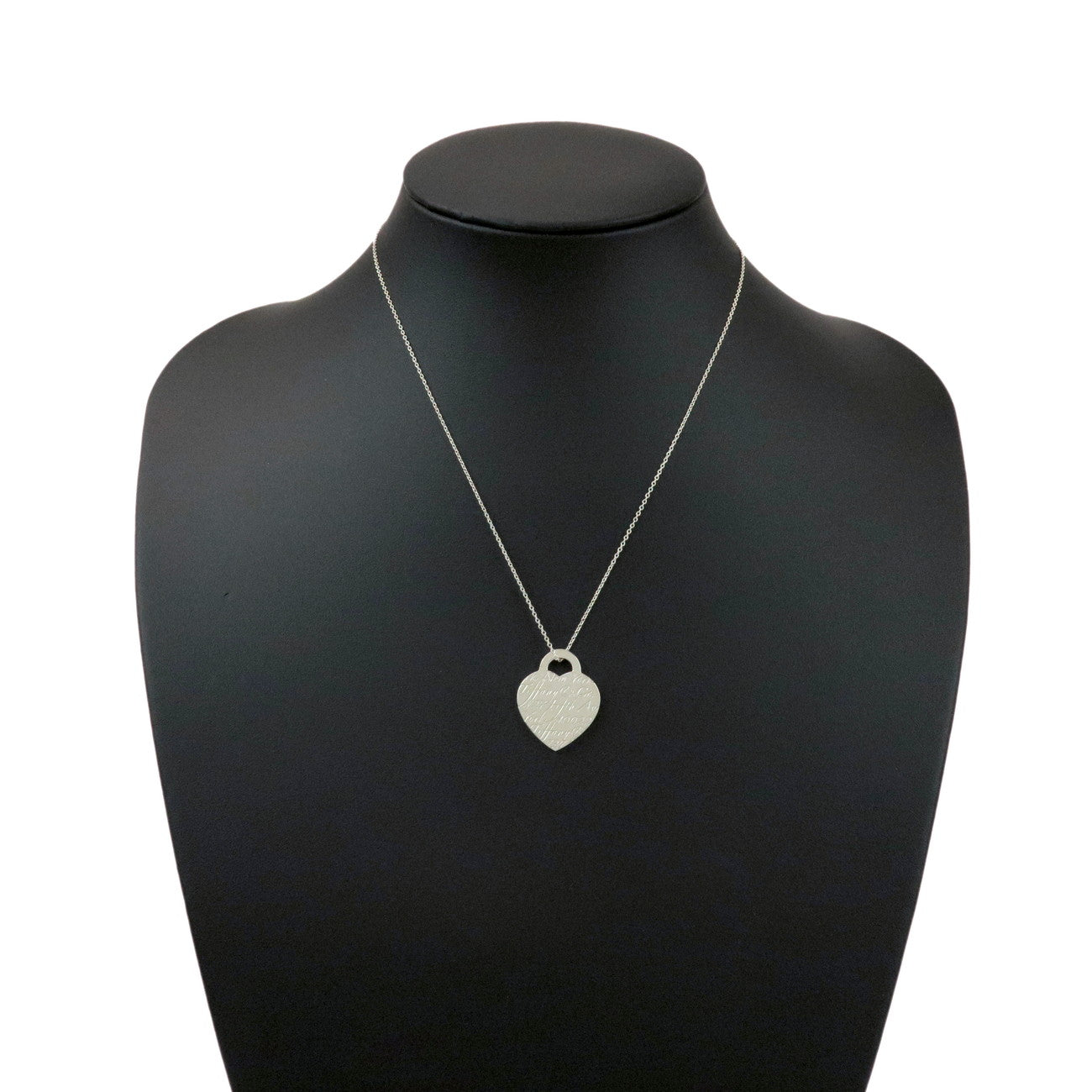 Tiffany & Co Notes Heart Necklace SV925 Silver
