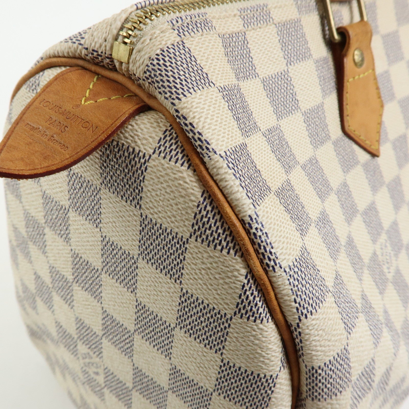 Louis Vuitton Damier Azur Speedy 35 Boston Bag Hand Bag N41535