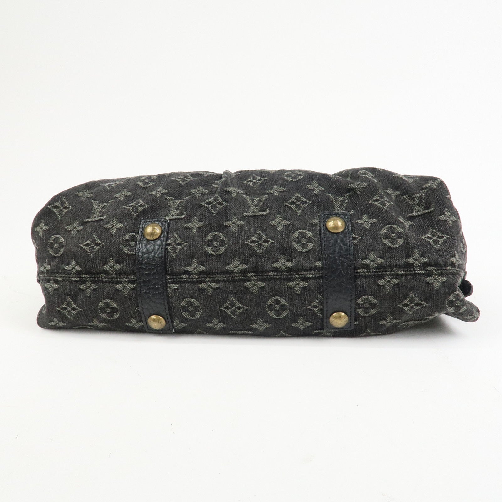Louis Vuitton Monogram Denim Neo Cabby MM 2Way Bag Noir M95351