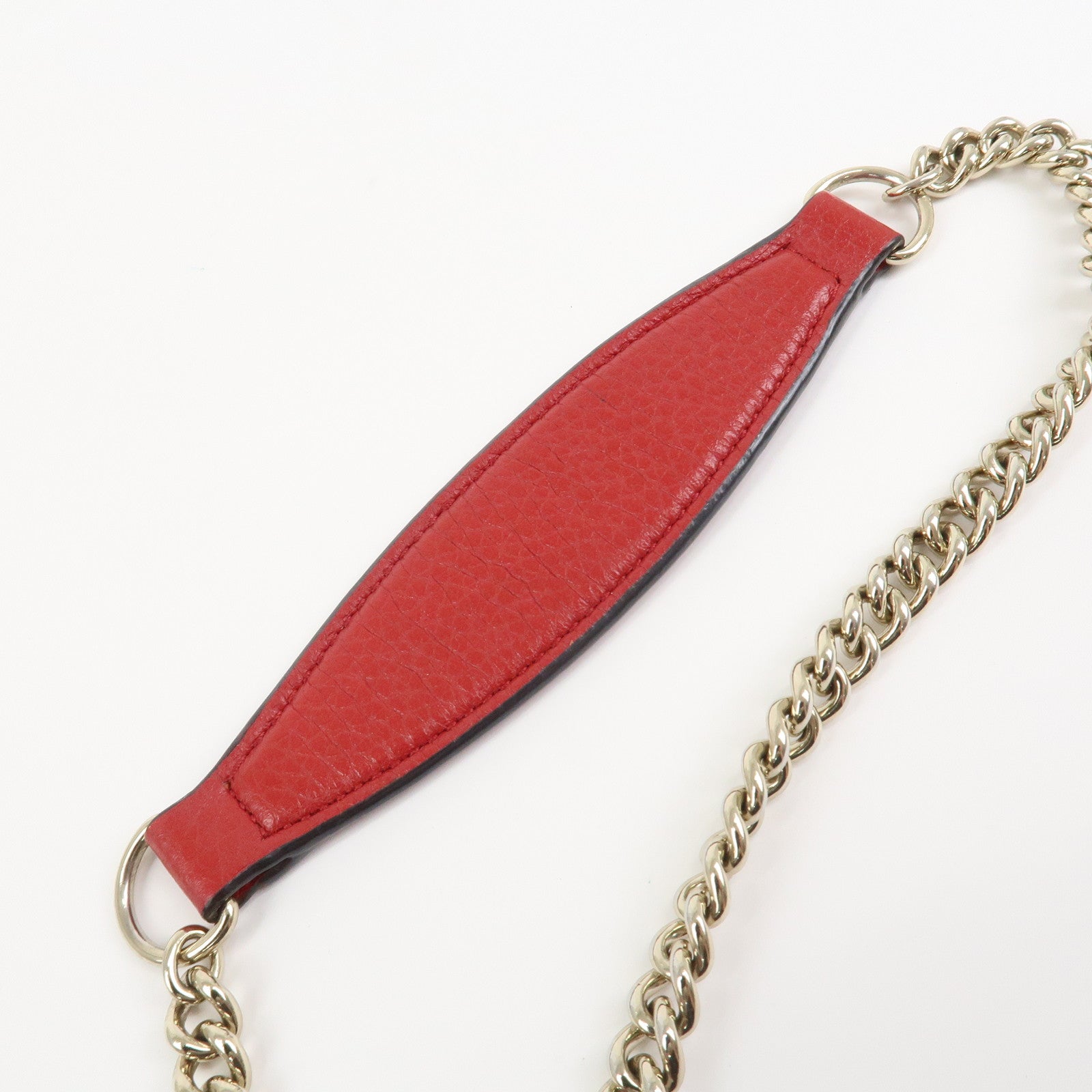 GUCCI SOHO Interlocking G Leather Chain Shoulder Bag Wallet 598211