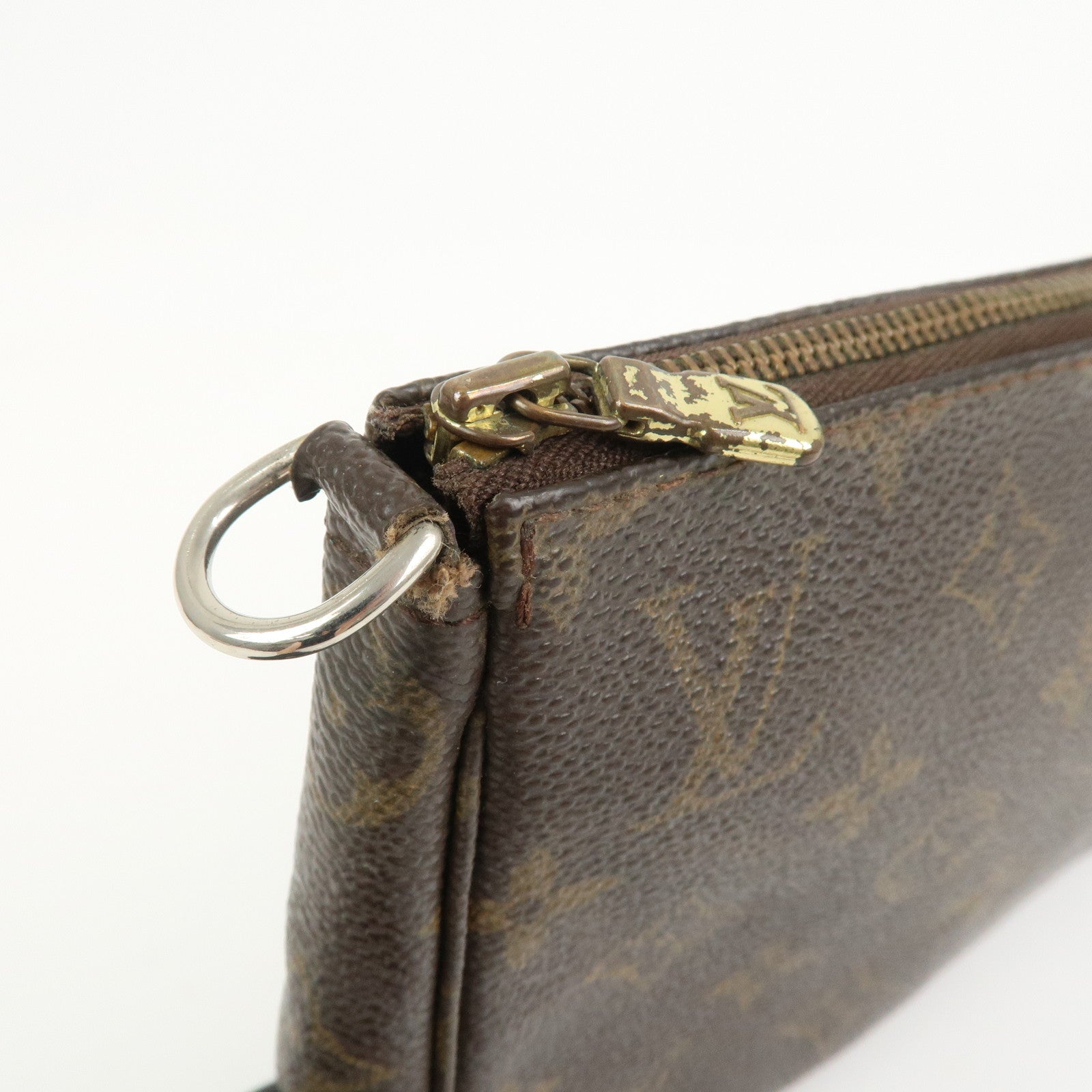 Louis Vuitton Monogram Pochette Accessoires Pouch Hand Bag M51980