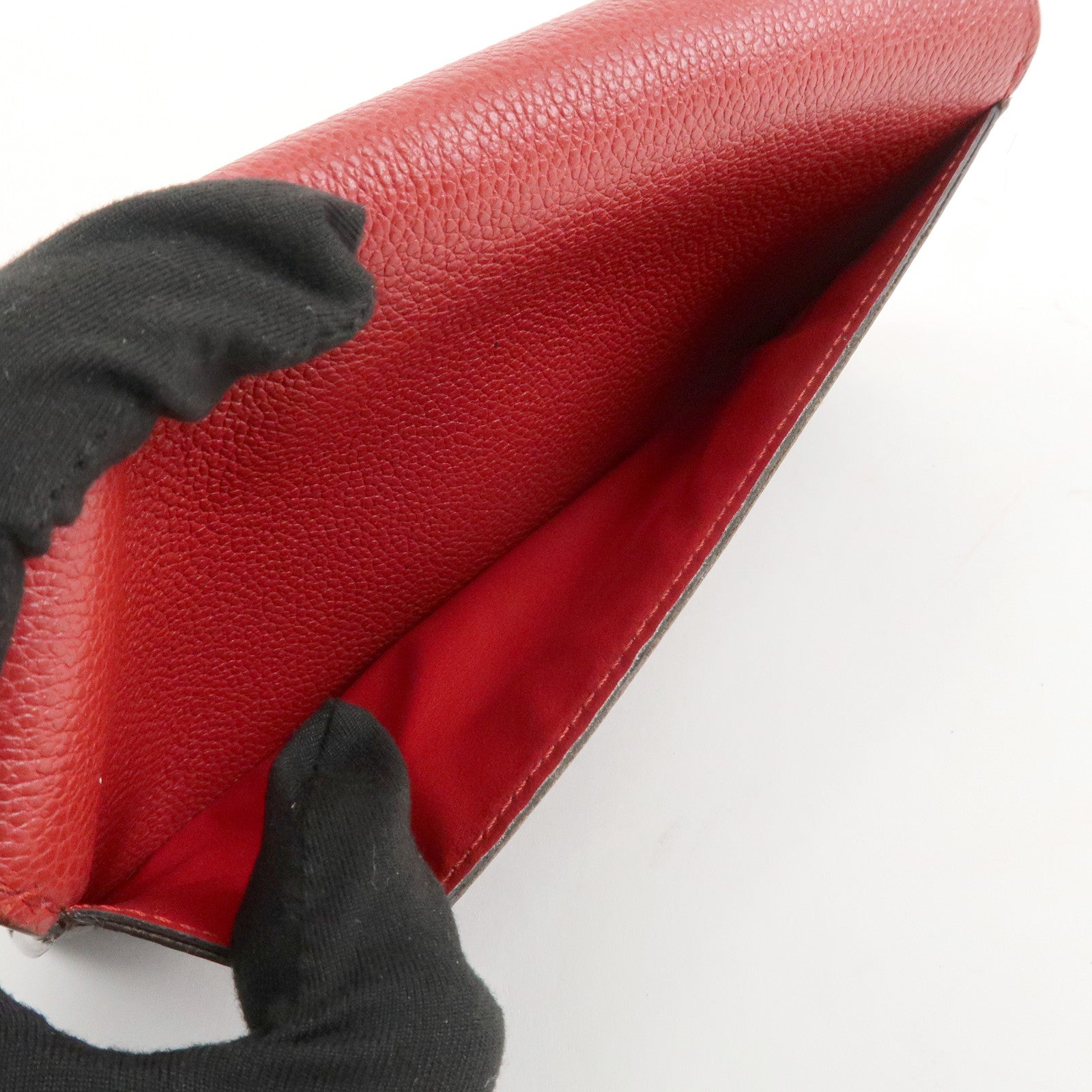 Louis Vuitton Portofoille Venus Monogram Leather Wallet Red M61836 Used