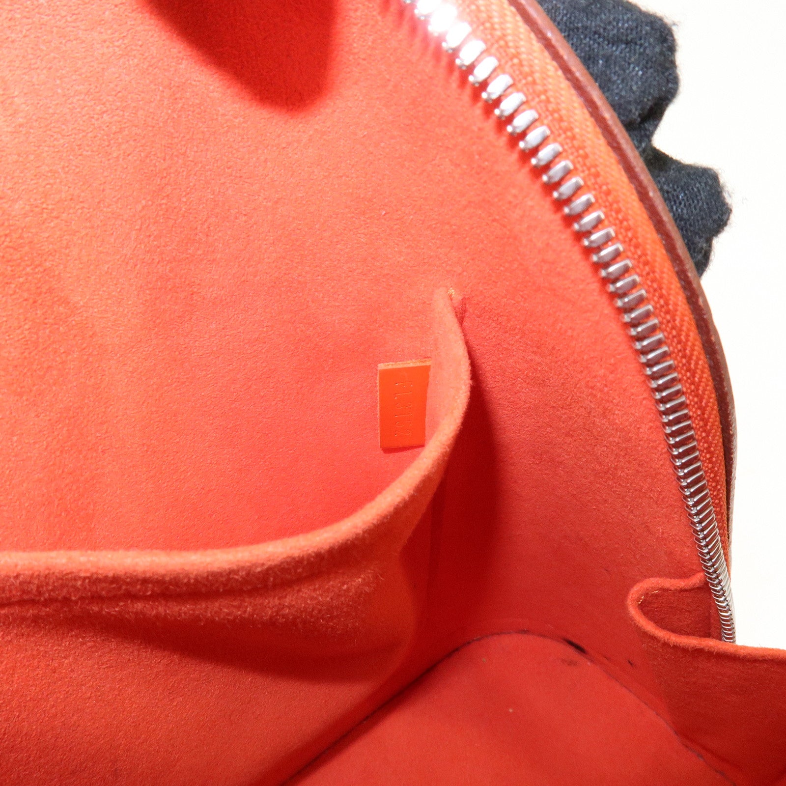Louis Vuitton Epi Leather Alma PM Hand Bag Pimont Orange M40623