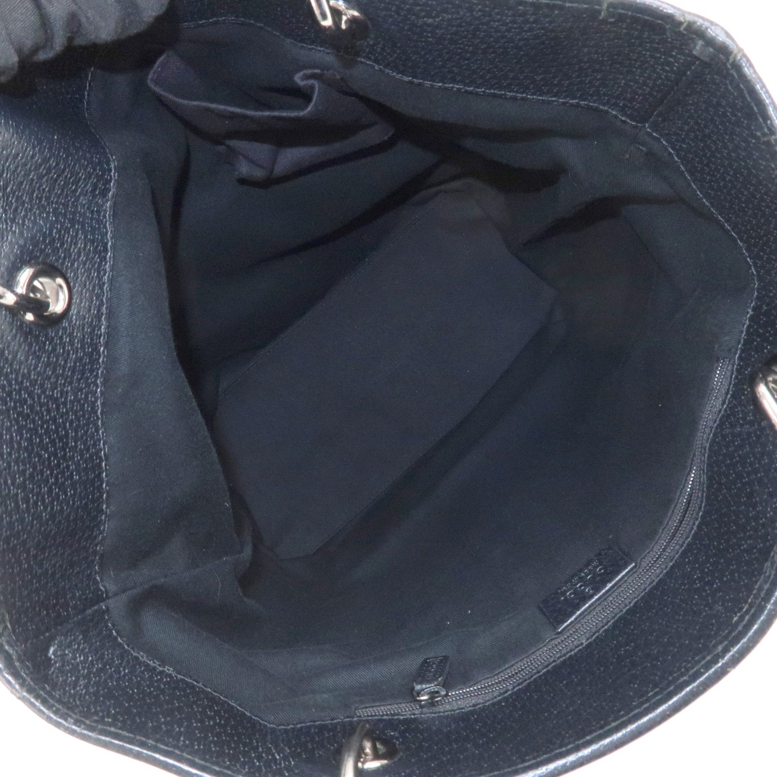 GUCCI GG Monogram Canvas Leather Tote Bag Hand Bag Black 120836