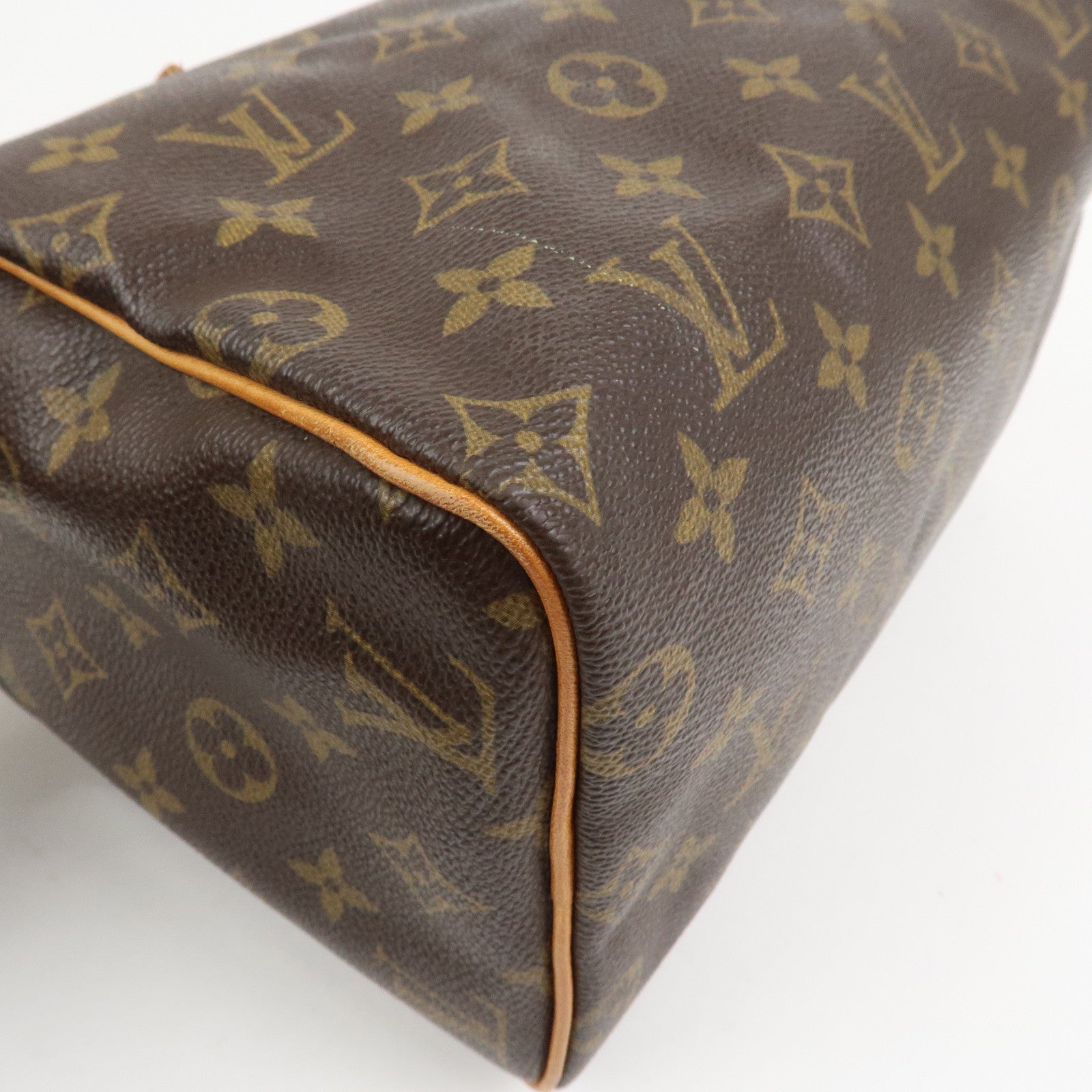 Louis Vuitton Monogram Speedy 25 Boston Bag Hand Bag Brown M41528